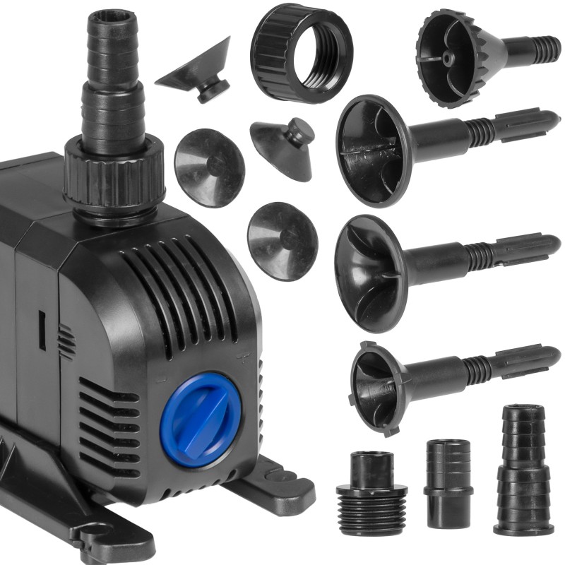 Насос-фонтан з фільтром Kruger Meier PondXplorer Elite 1200 для садового ставка 3-в-1 (600 л/г)