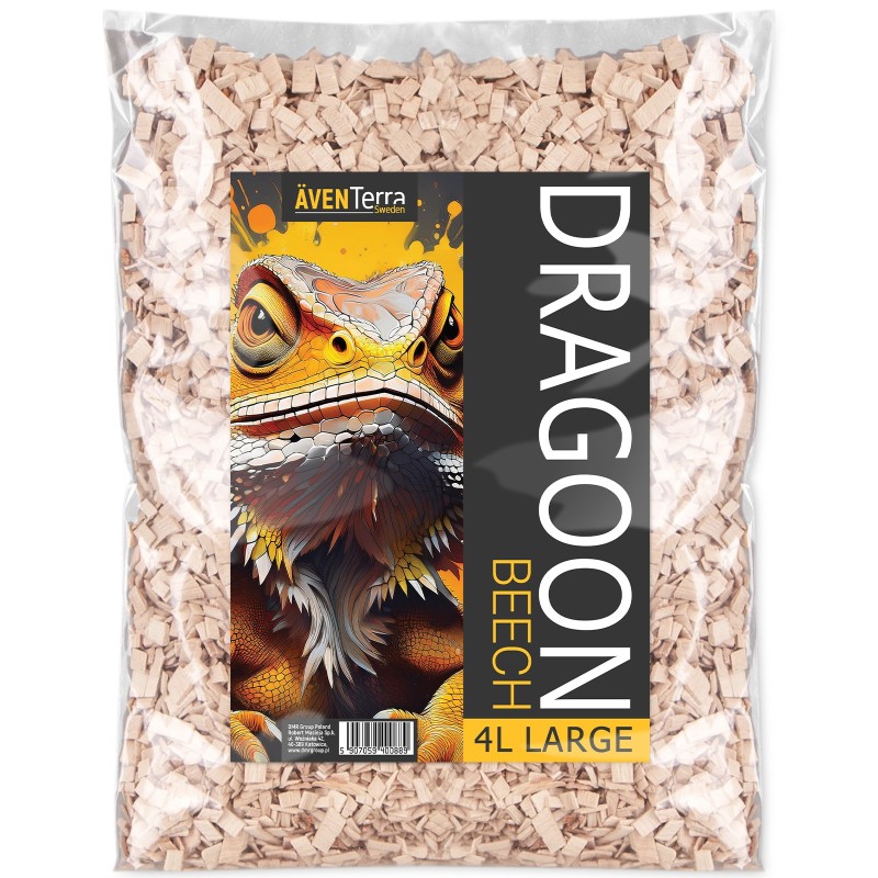 Натуральна деревна підстилка Aventerra DRAGOON Beech Large 4л для рептилій, павуків і гризунів