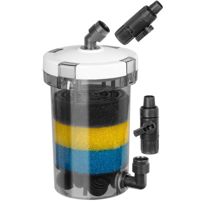 Зовнішній префільтр для акваріума Kruger Meier FlowPure Pro 1600 (16/22 мм) — 1.6 л