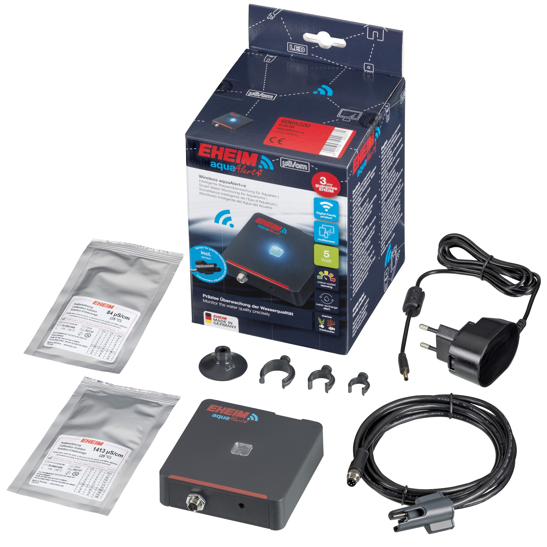 Контролер якості води в акваріумі, TDS і температури Eheim aquaAlert+e Wi-Fi (6065220)