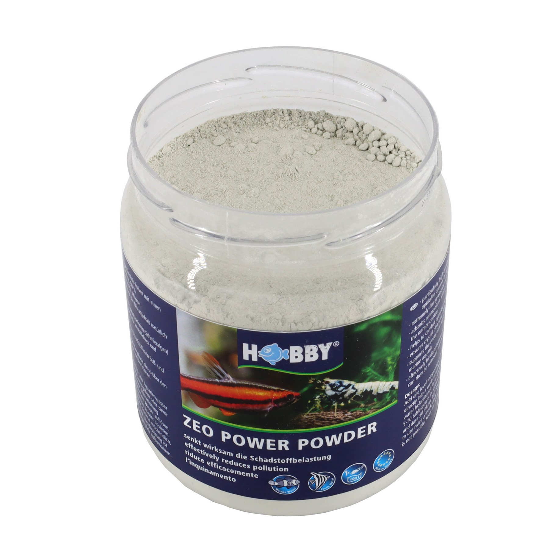 Цеолітовий порошок для очищення акваріума Hobby Zeo Power Powder 350г (51072)
