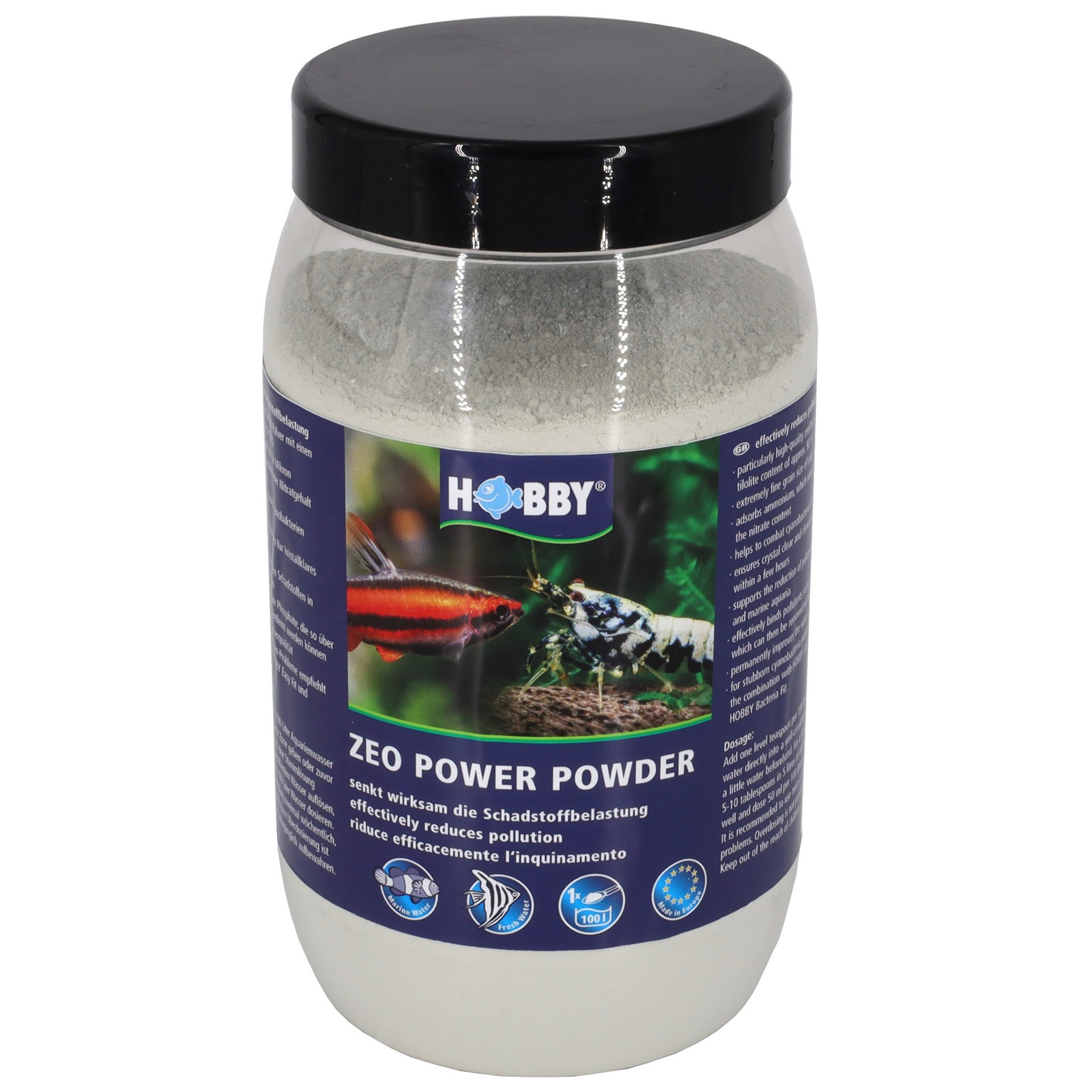 Цеолітовий порошок для очищення акваріума Hobby Zeo Power Powder 700г (51074)
