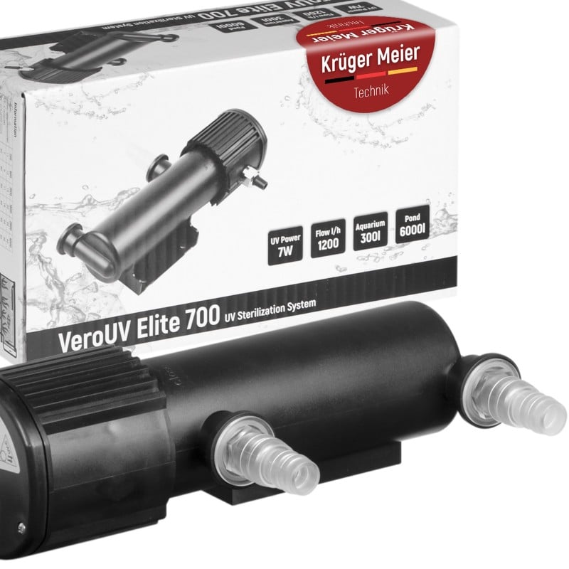 Стерилізатор Kruger Meier VeroUV Elite 700 7W для акваріумів до 300 л і ставків до 6000 л