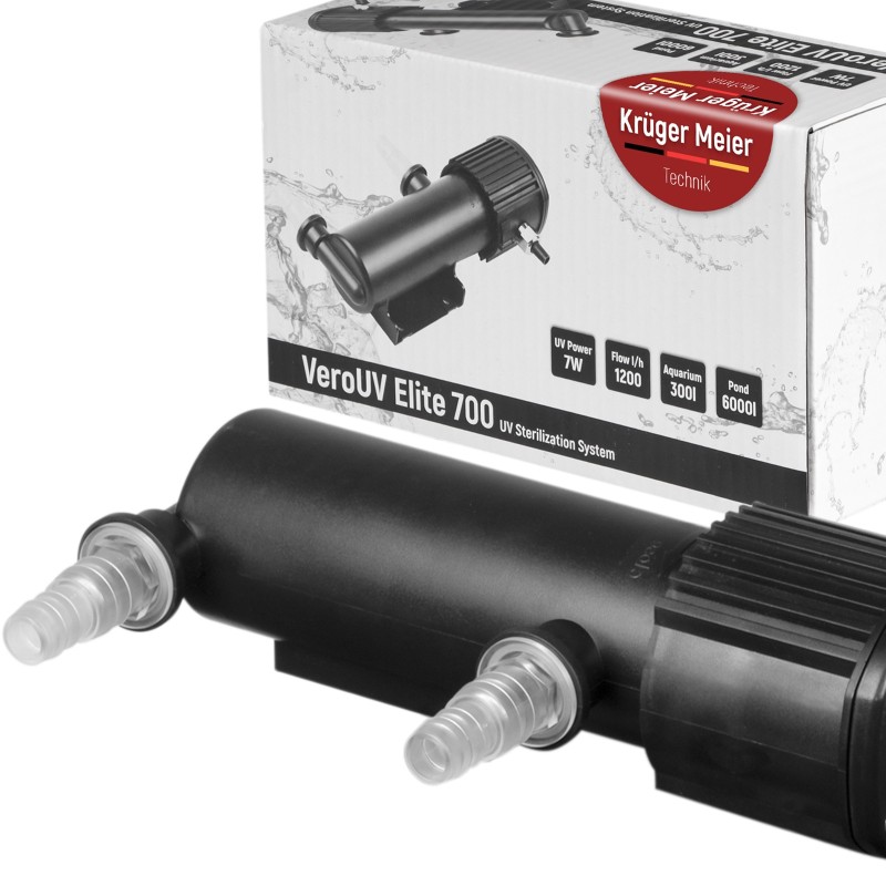 Стерилізатор Kruger Meier VeroUV Elite 700 7W для акваріумів до 300 л і ставків до 6000 л