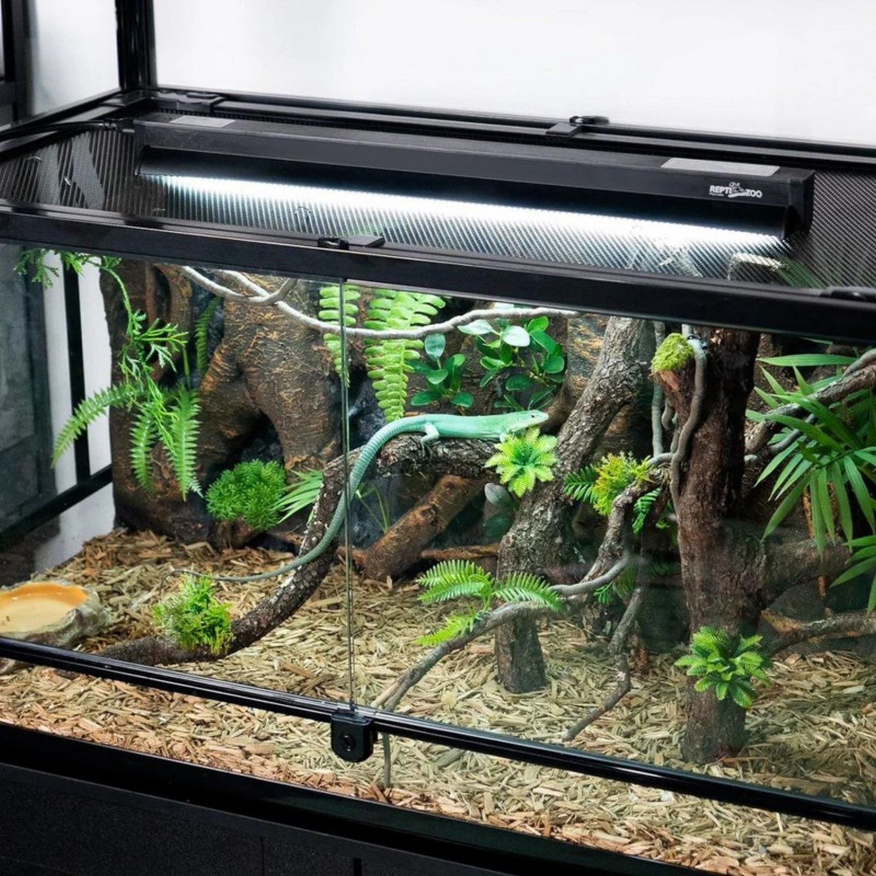 Світильник з лампою T5 Repti-Zoo Lighting Combo Smart KIT 10.0 UVB 8W 31.5 см (ZAT2808ST) для рептилій
