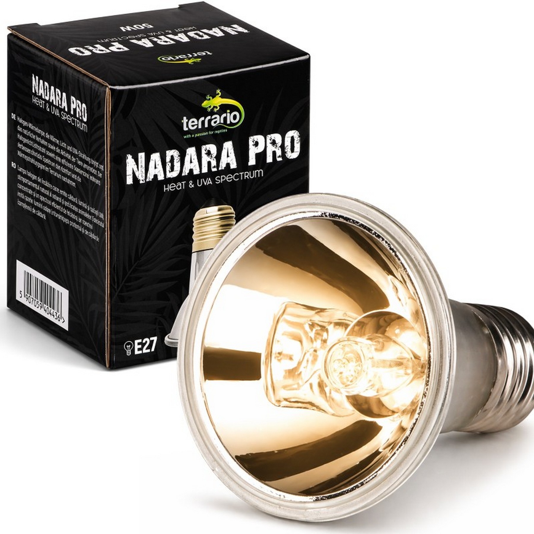 Галогенна лампа UVA Terrario Nadara Pro 50W E27 для тераріуму