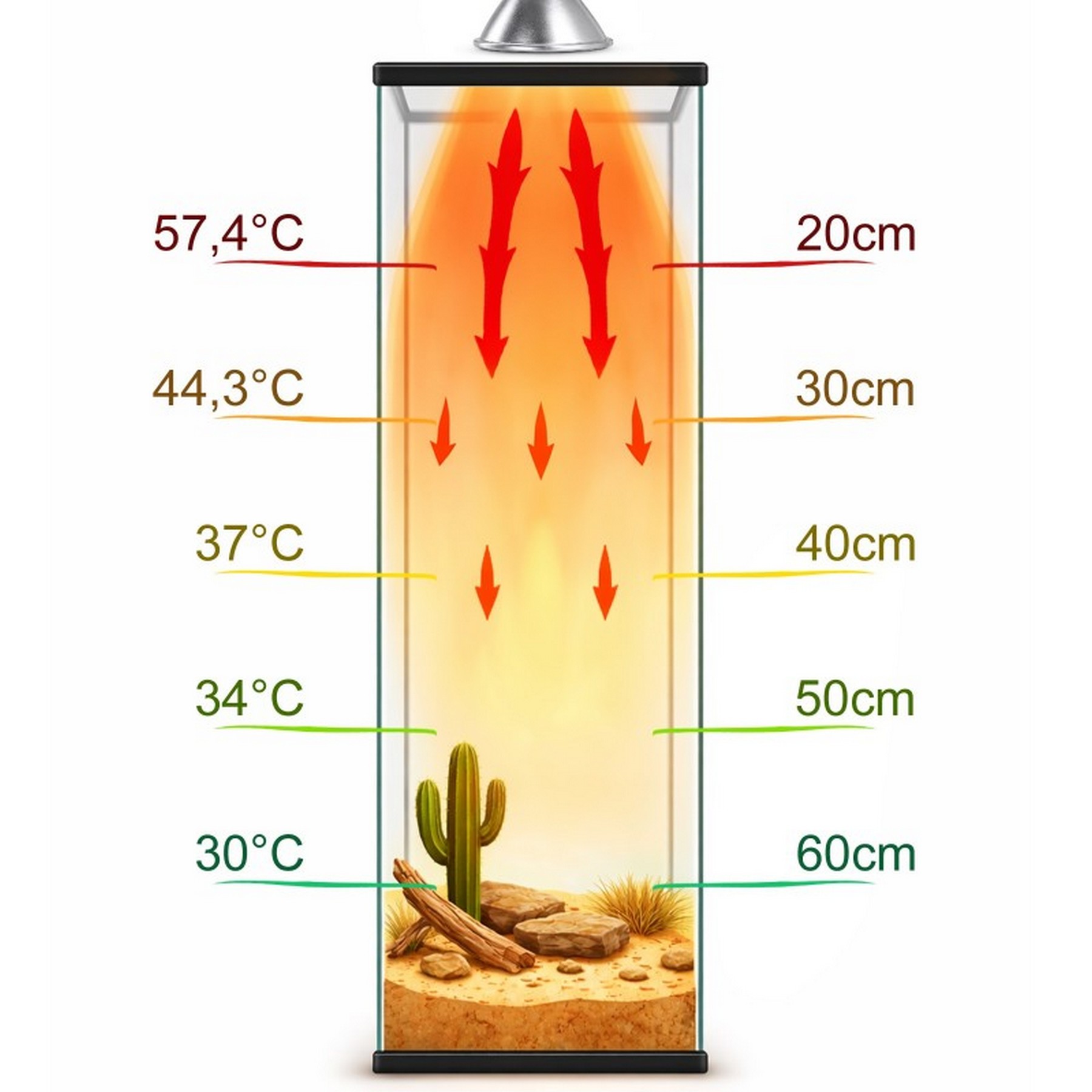 Галогенна лампа UVA Terrario Nadara Pro 25W E27 для тераріуму
