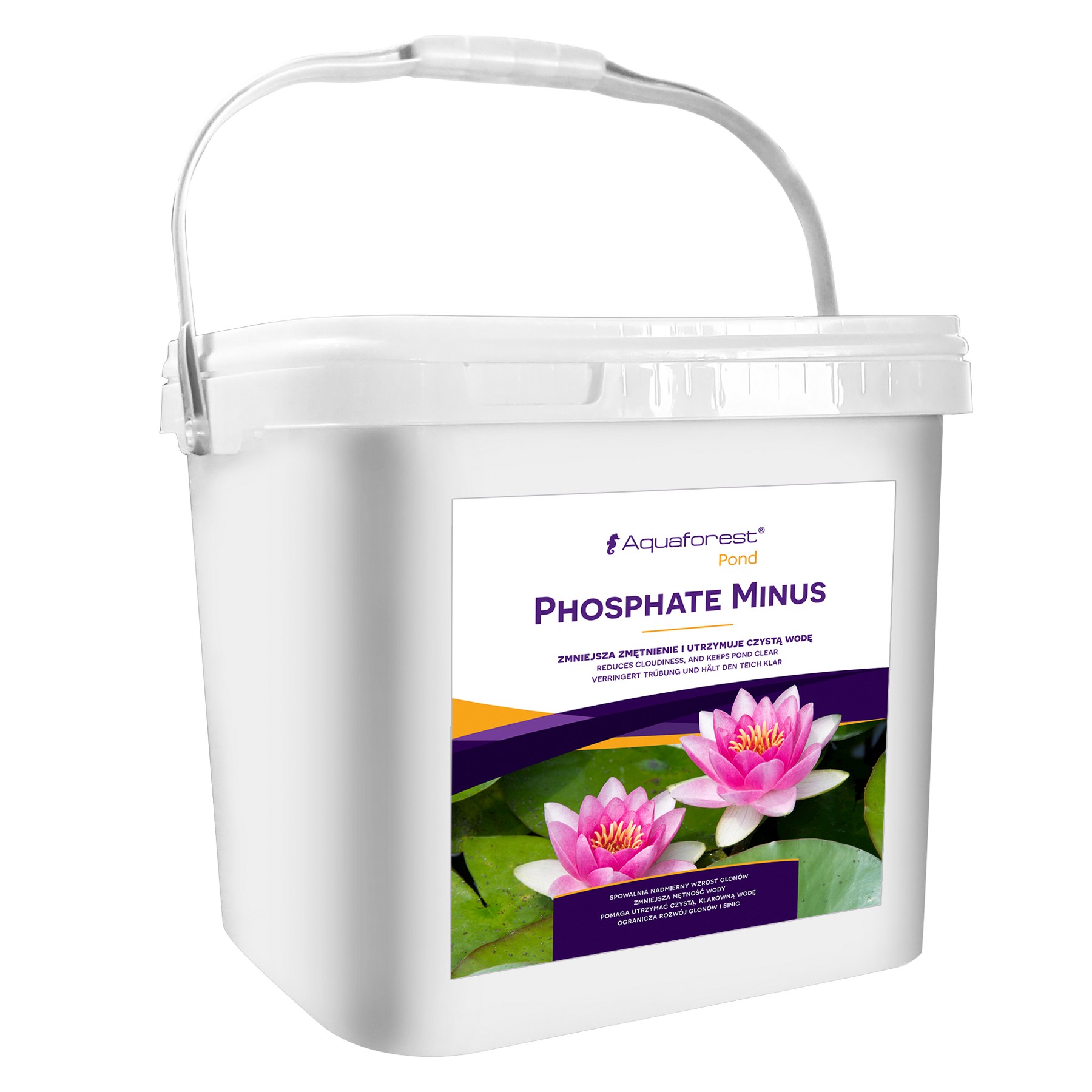 Наповнювач для зниження фосфатів у ставку Aquaforest Phosphate Minus POND 5л