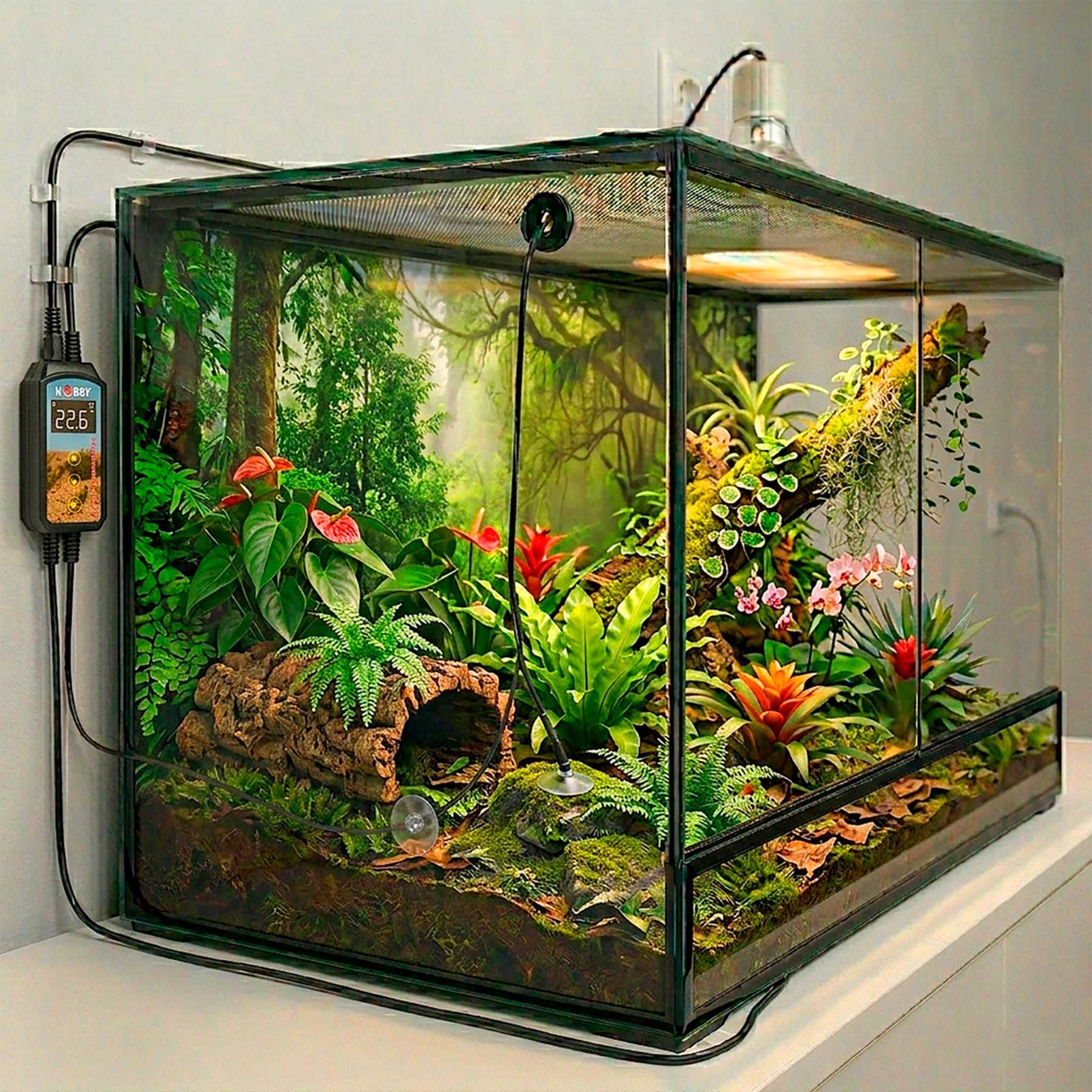 Терморегулятор для тераріуму та інкубатора Hobby Biotherm Thermo Control 300 Вт (10886)