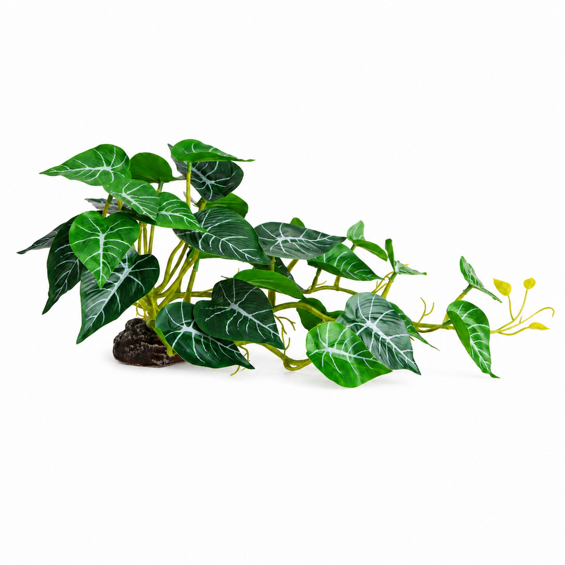 Штучна рослина Hobby Alocasia 2 40 × 20 см (37718) для тераріуму, акватераріуму та палюдаріуму