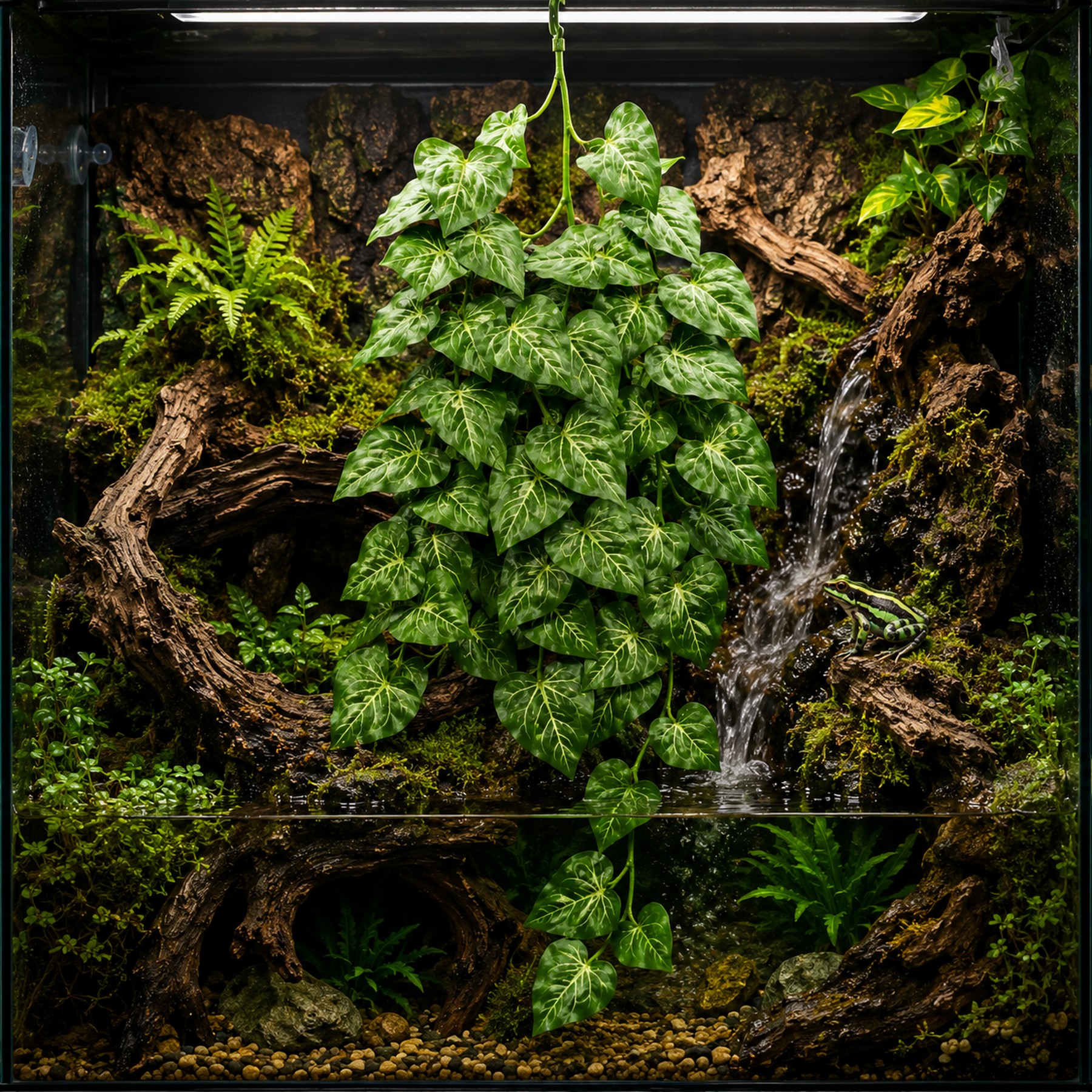 Штучна рослина Hobby Climber Heartleaf 70 см (37727) для тераріуму, акватераріуму та палюдаріуму