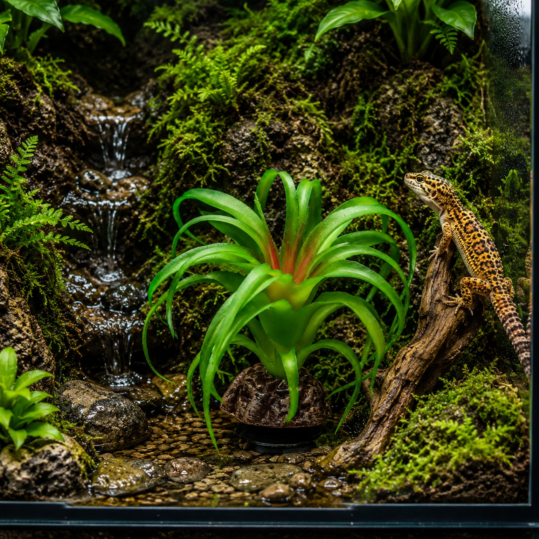Штучна рослина Hobby Terra Succulent 3 14 см (37732) для тераріуму, акватераріуму та палюдаріуму