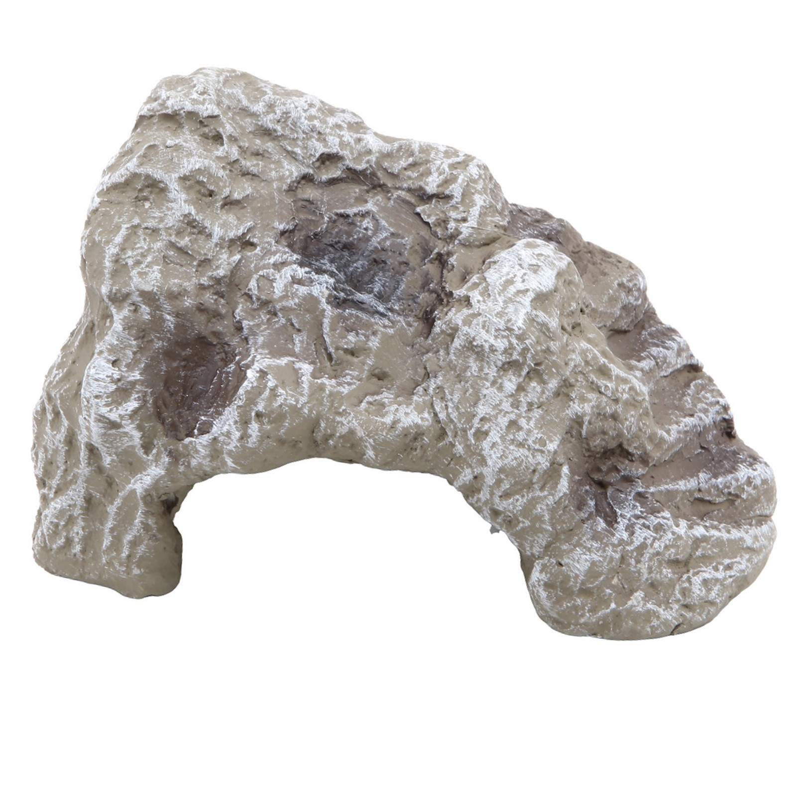 Декорація Hobby Cera Granite Cave 1 13×9×7,5 см - укриття для тераріуму, акваріума під натуральний камінь (37810) 
