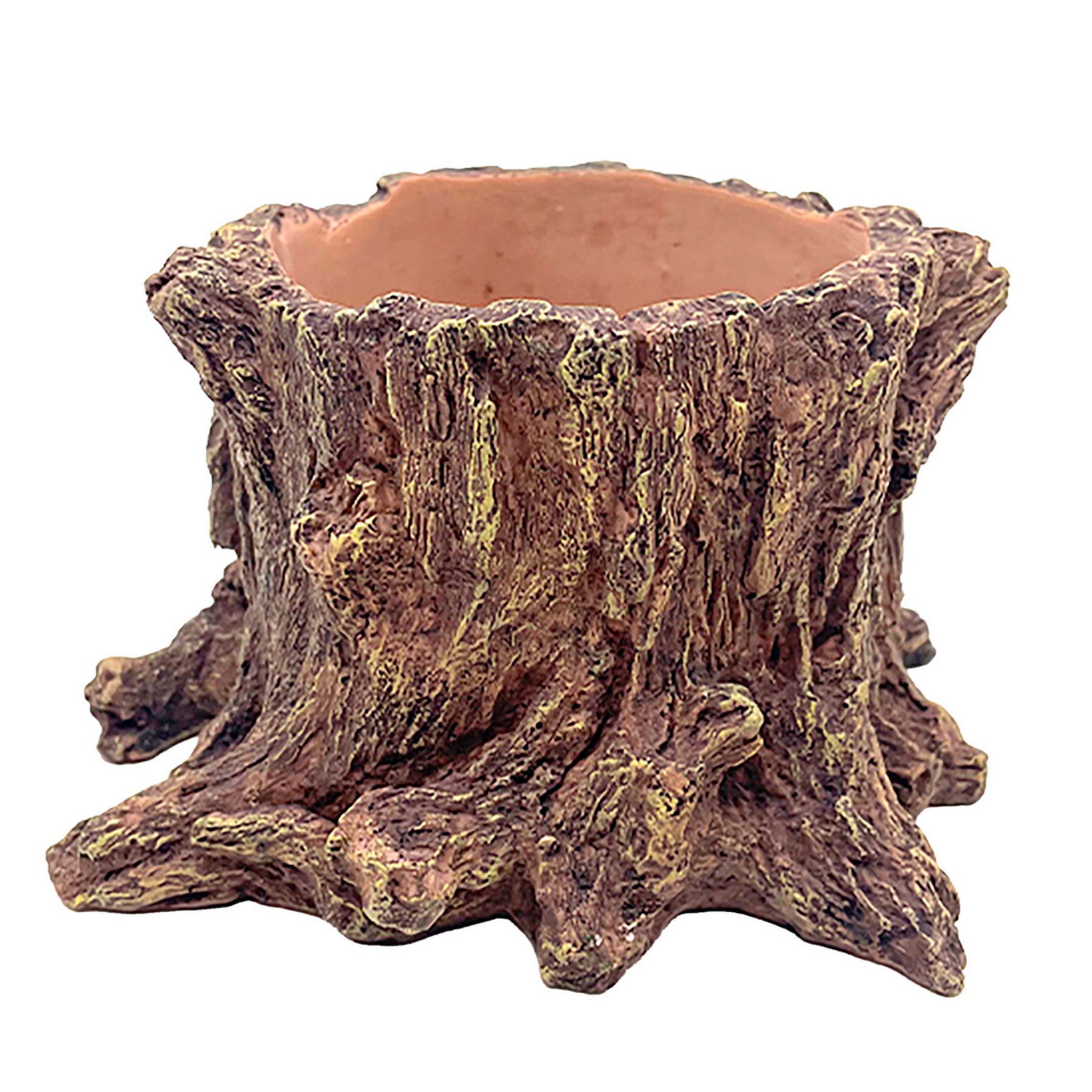 Декорація Hobby Wildwood Stump 15×14,5×9 см - декоративний пень, поїлка, горщик для тераріуму (40849)