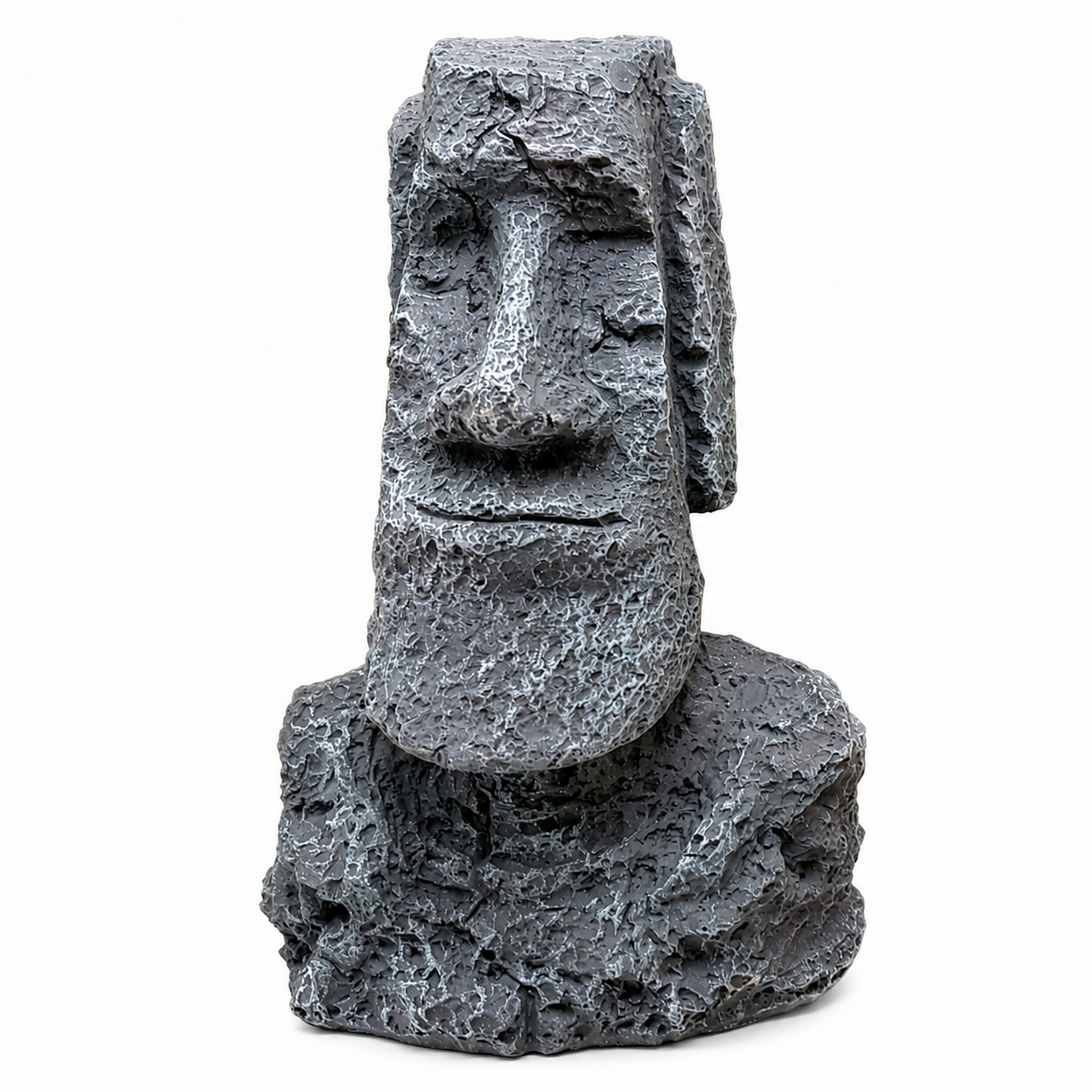Декорація Hobby Moai Ora 1 12,5×11,5×17,5 см - статуя Моаї з укриттям для акваріума і тераріуму (41716)