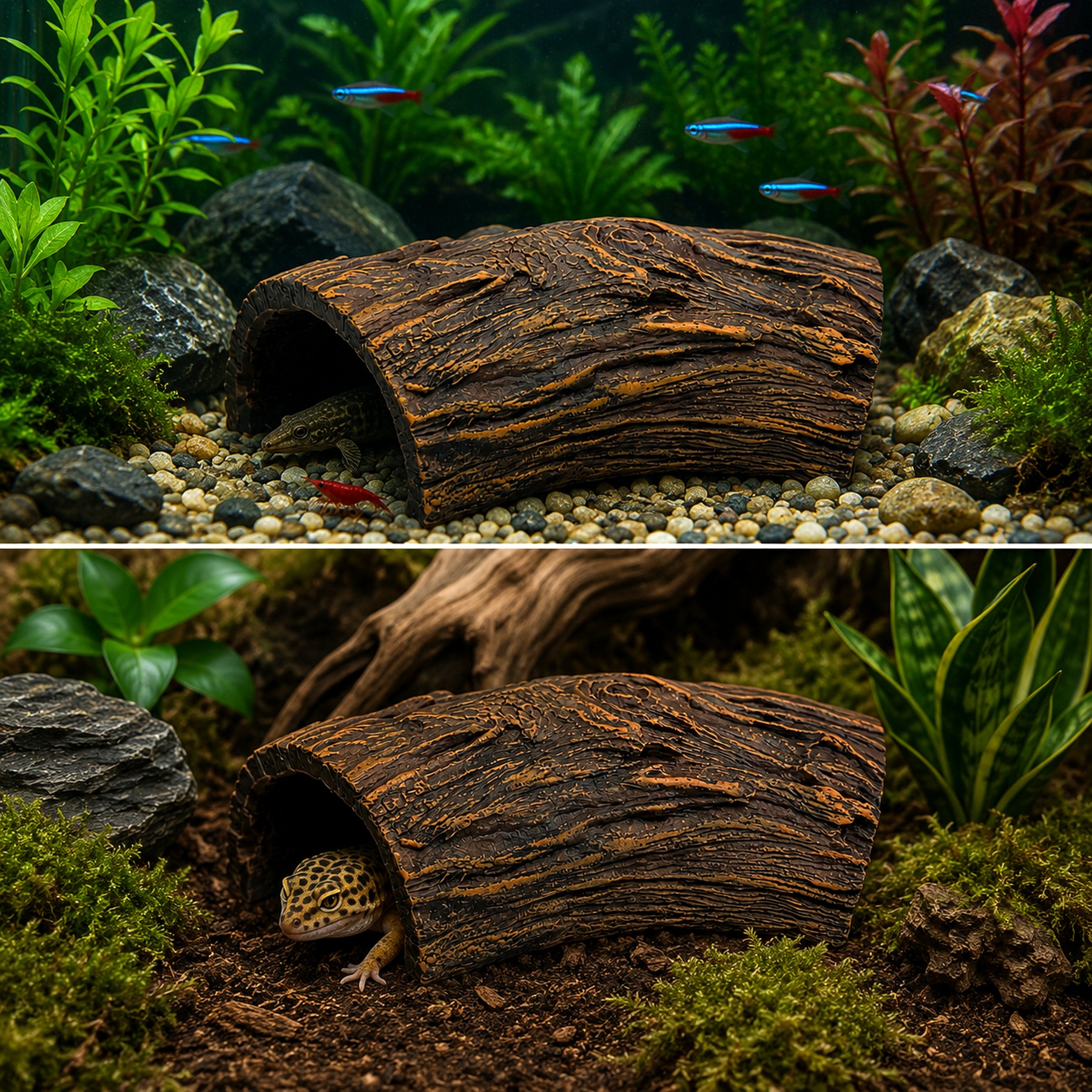 Декорація Hobby Root Wood Cave 1 17x8,5x5см для акваріума і тераріуму (41790)