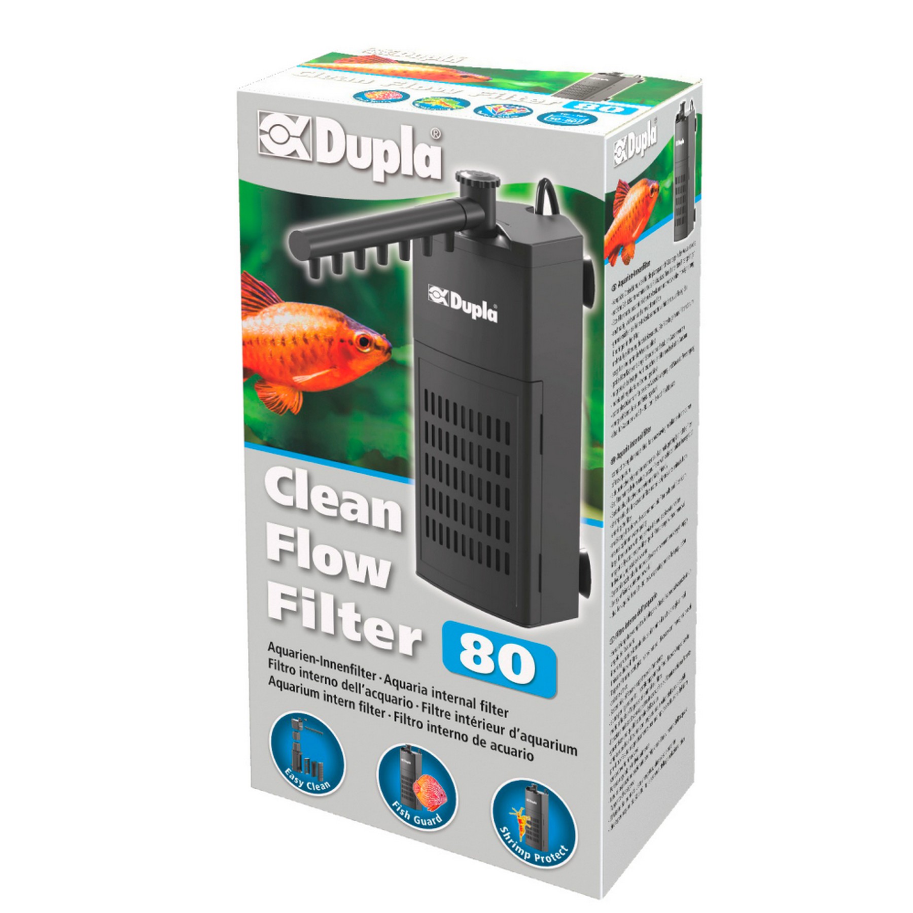 Внутрішній фільтр Dupla Clean Flow Filter 80 для акваріумів 50-80 л (79600)