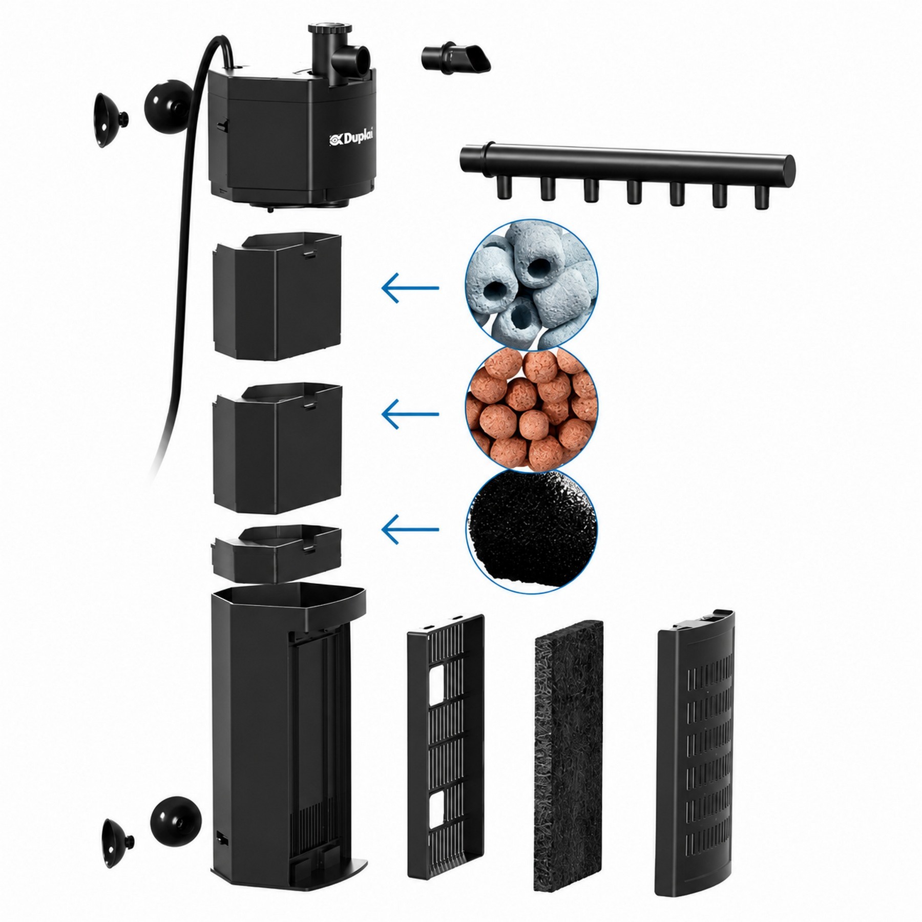 Внутрішній фільтр Dupla Clean Flow Filter 120 для акваріумів 80-120 л (79605)