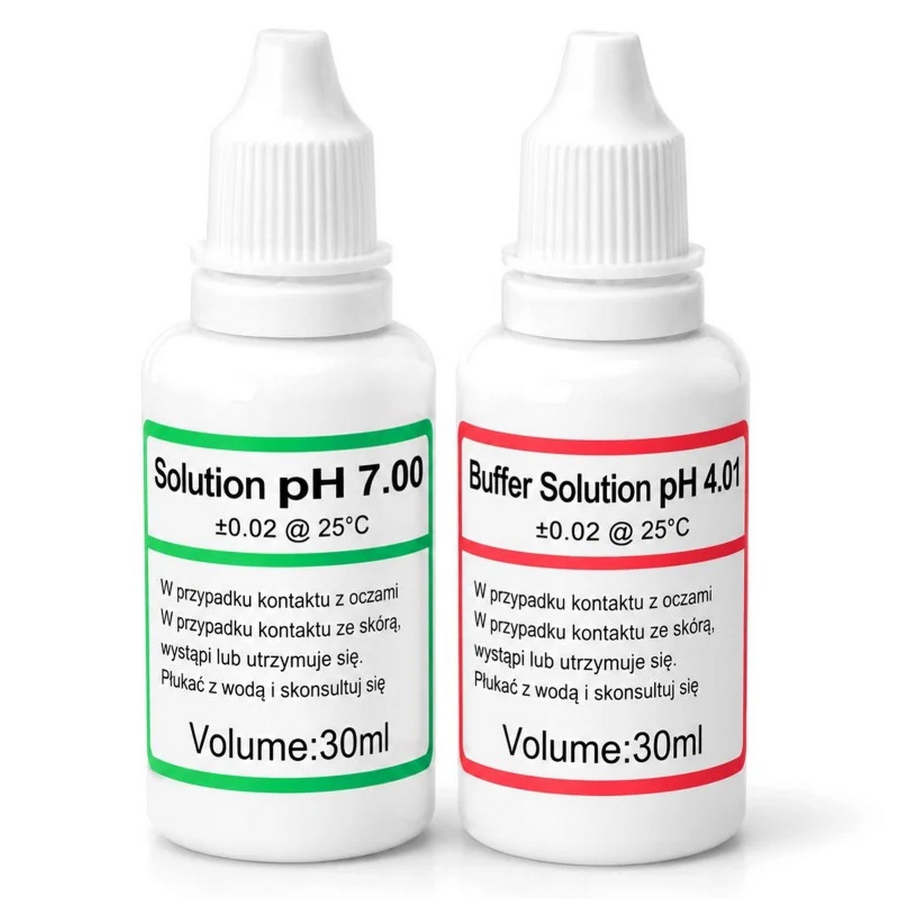 Калібрувальний розчин для датчиків pH Aquario Buffer Solution Set pH 7.00 та pH 4.01 30мл.
