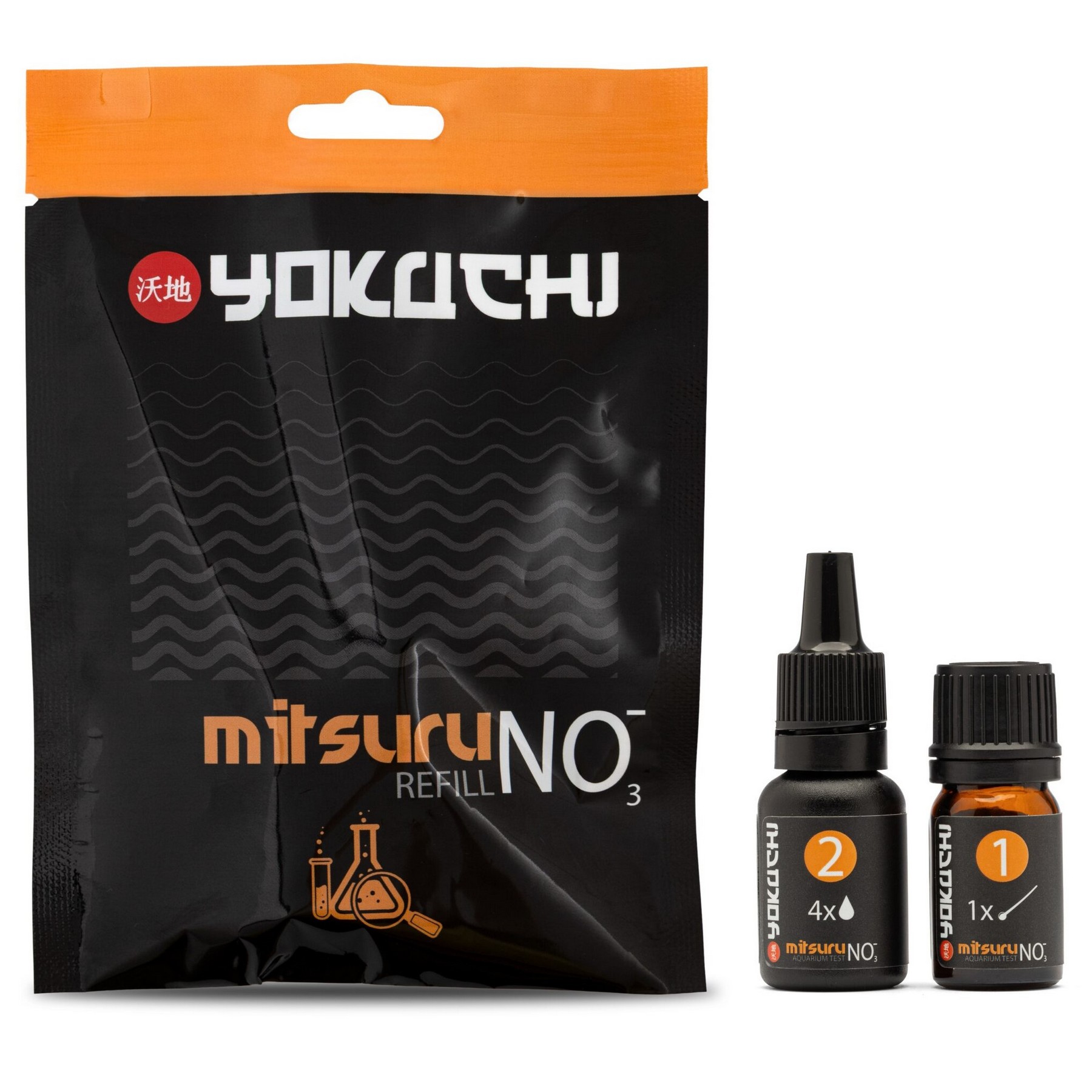Реагенти для тесту нітратів в акваріумі Yokuchi Mitsuru Aquarium Test Refill NO3