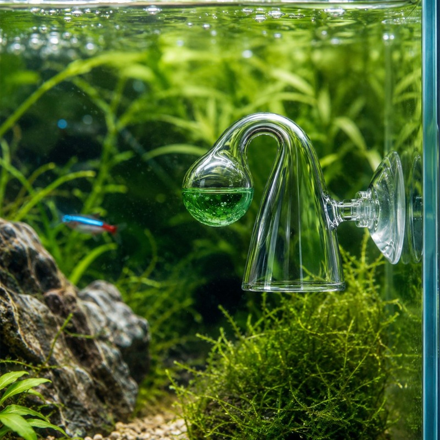 Скляний індикатор CO2, дропчекер Aquario Drop Checker