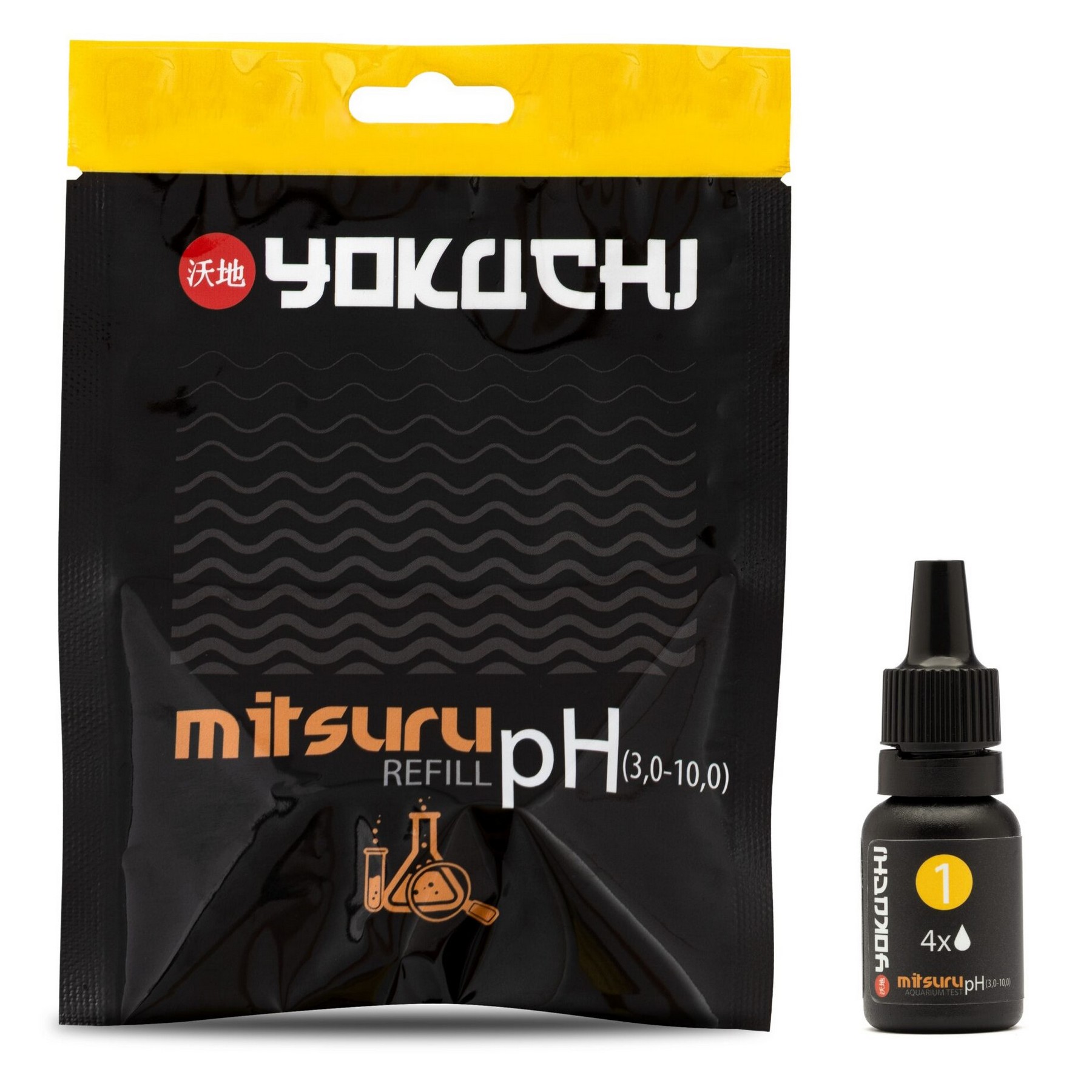 Реагент для тесту pH Yokuchi Mitsuru Aquarium Test Refill pH 3-10