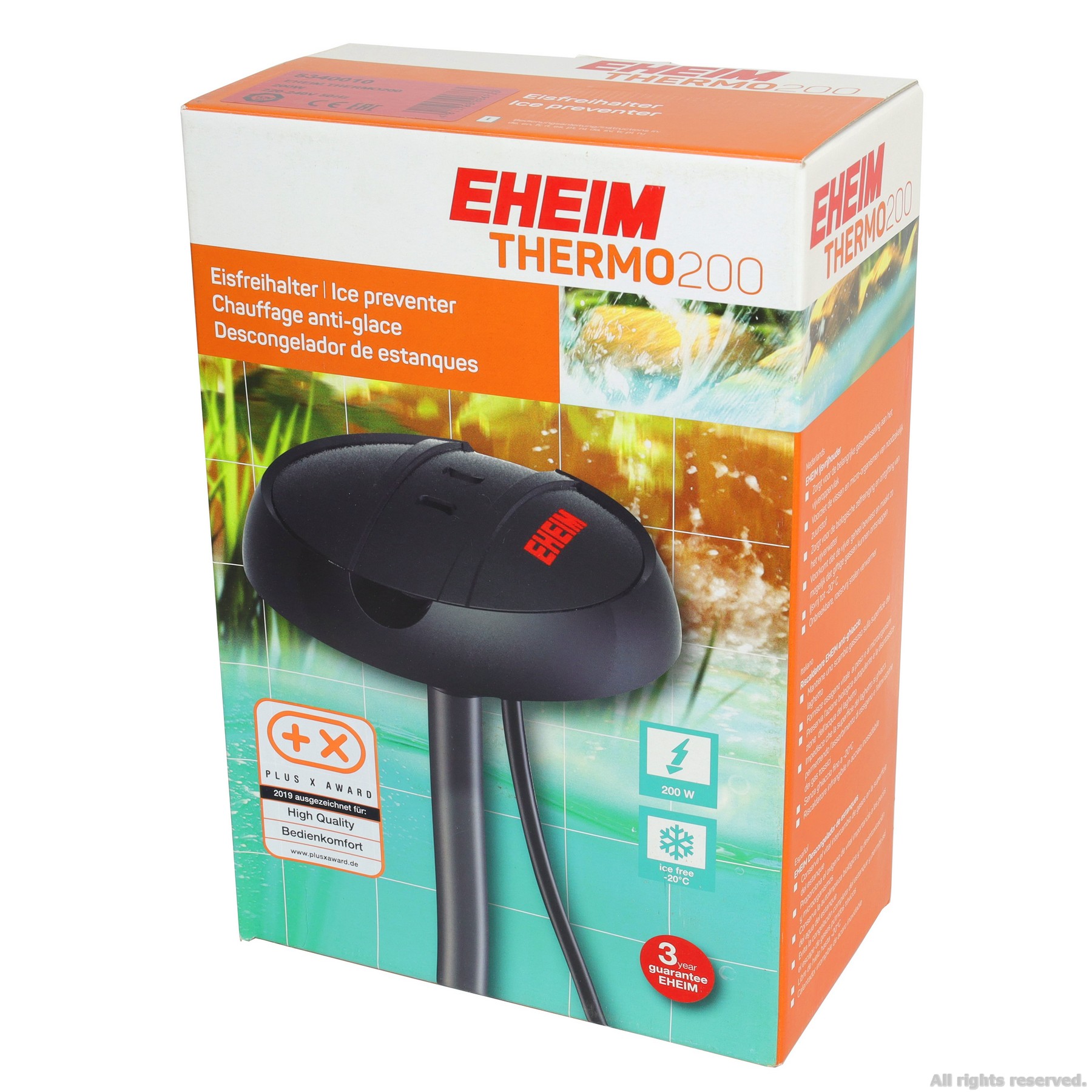 Ставковий нагрівач Eheim Thermo200 (5340010)