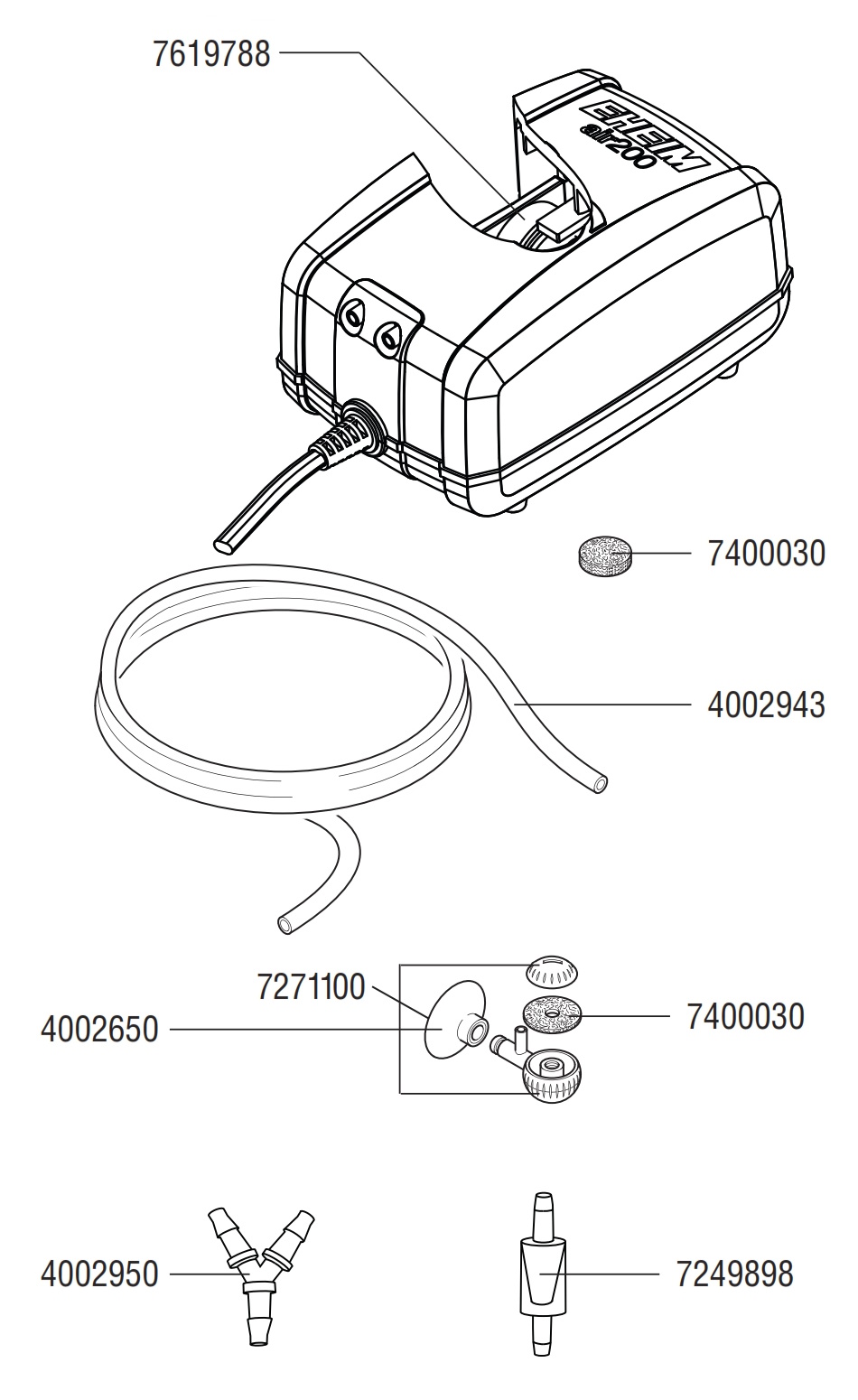 Eheim air pump 400 (3704010)