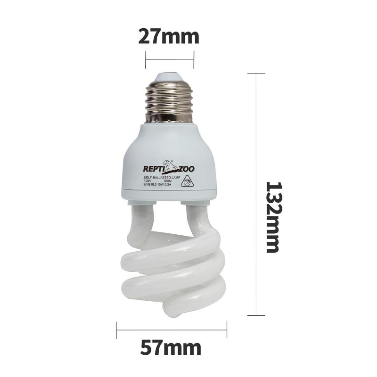 Люмінесцентна лампа Repti-Zoo Tropical Lamp 5.0 UVB 15W для тропічних рептилій та амфібій (CT5015)