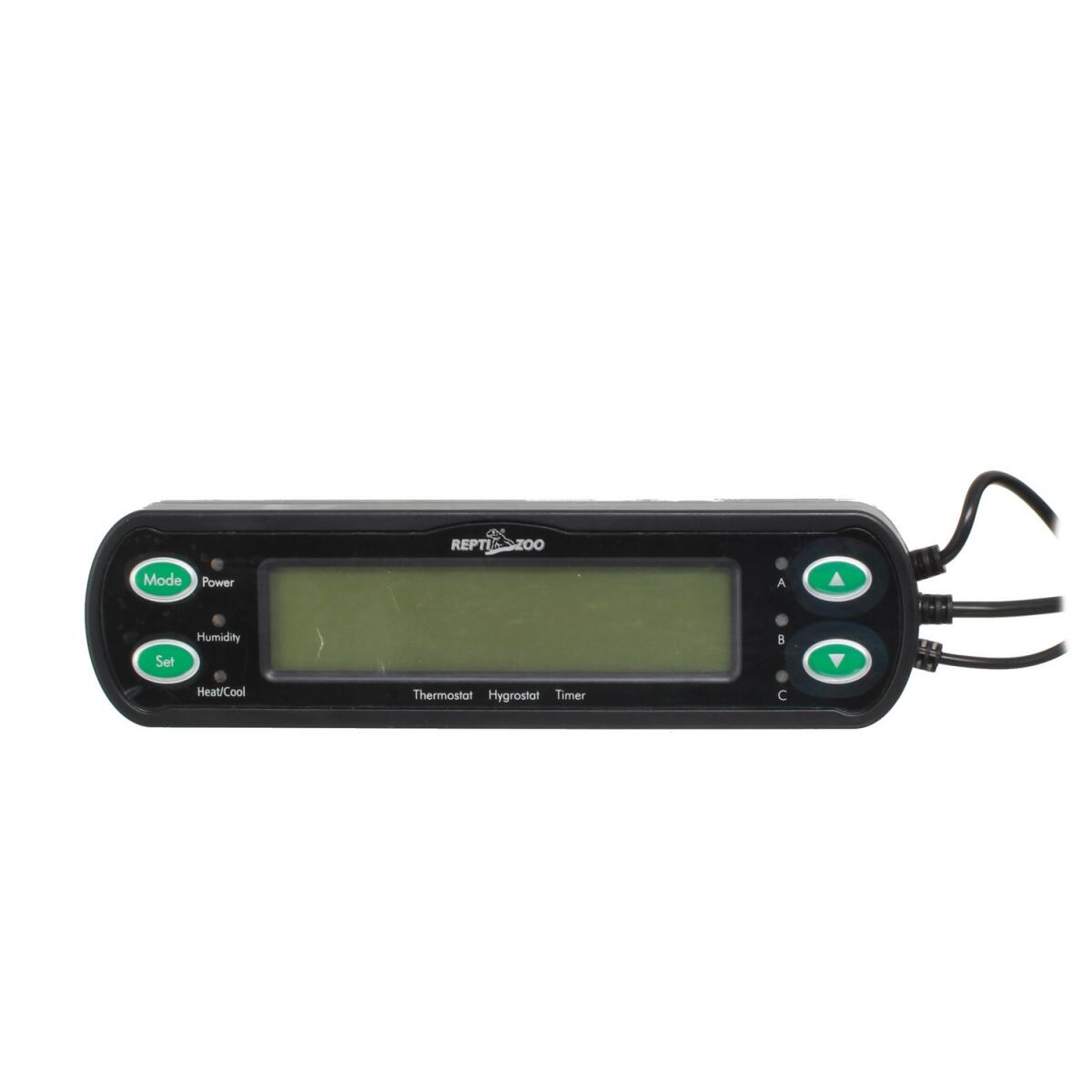 Термостат-гігростат з таймером Repti-Zoo Controller Deluxe THC09 (3 канали, LCD дисплей, день/ніч)