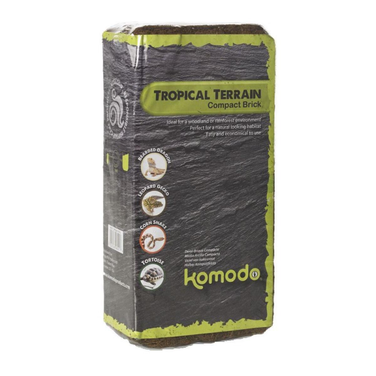 Подложка из кокосового волокна Komodo Tropical Terrain Brick 8л (46001) для террариума