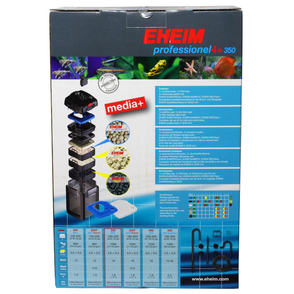 Зовнішній фільтр Eheim professionel 4+ 350 (2273020)