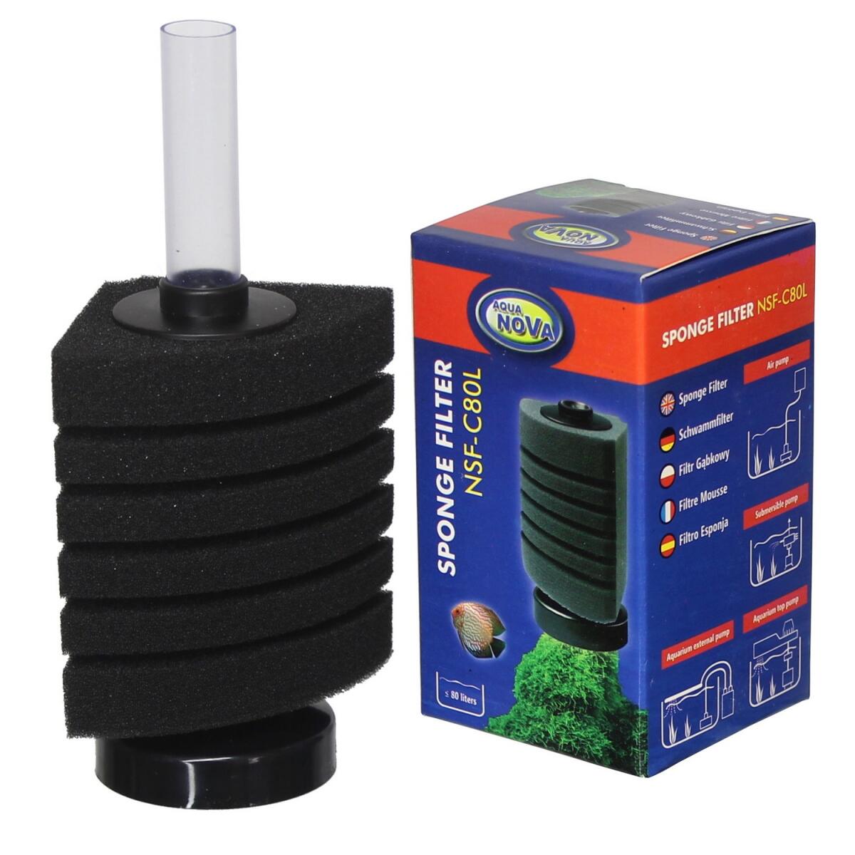 Аэрлифтный фильтр Aqua Nova до 80л (NSF-C80L)
