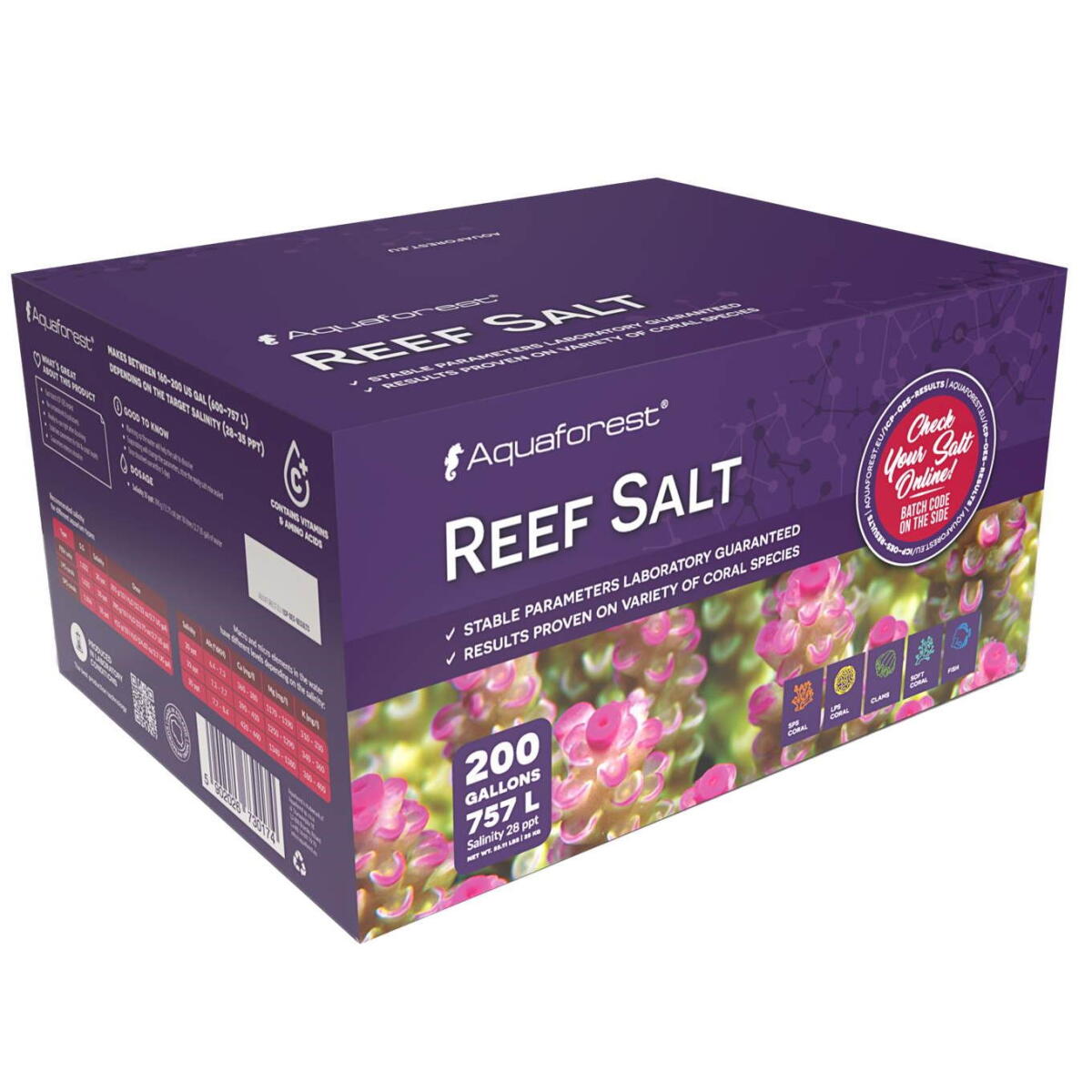 Соль для рифовых аквариумов Aquaforest Reef Salt 25кг