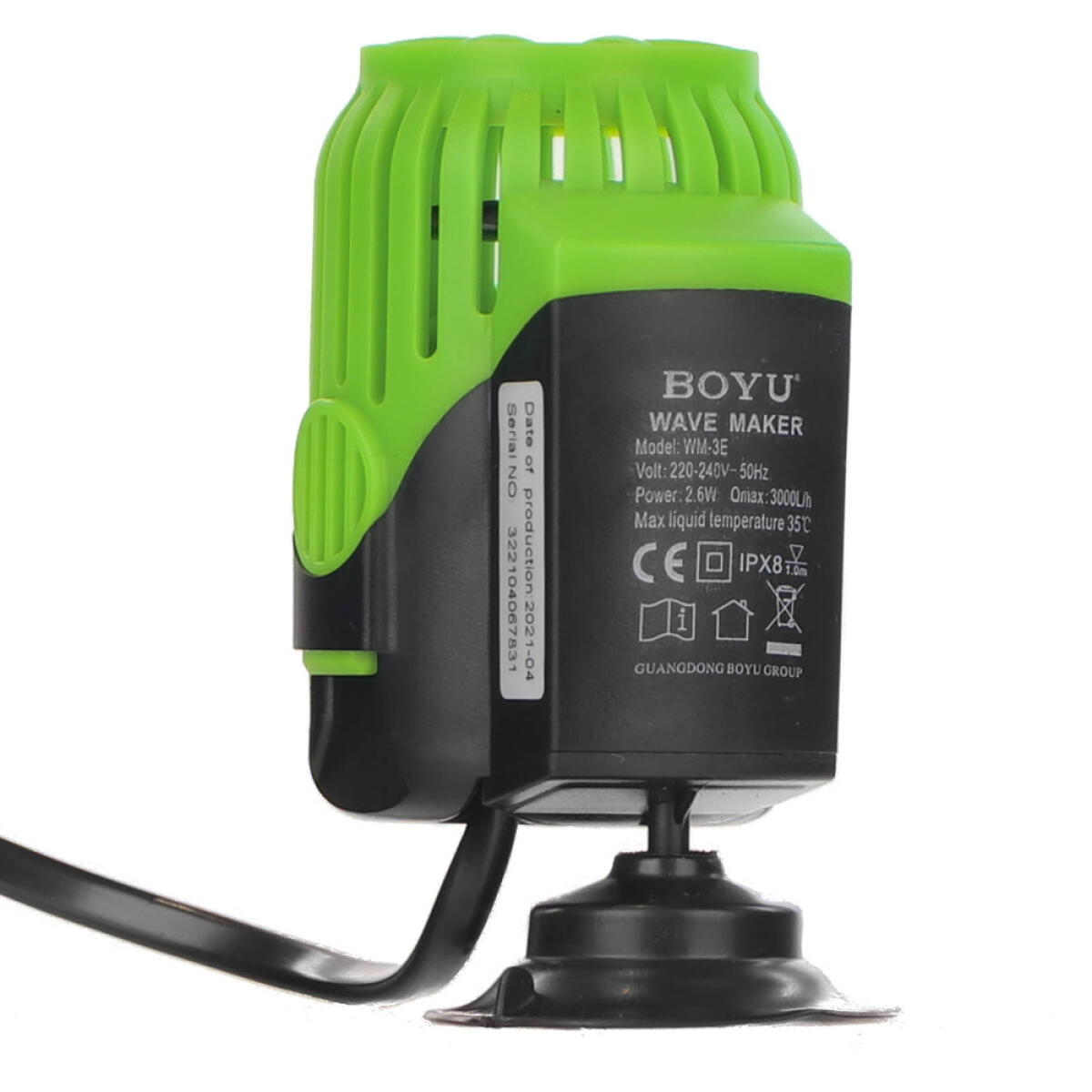 Помпа течії BOYU Maelstrom Striker 3000 л/г (WM-3E)