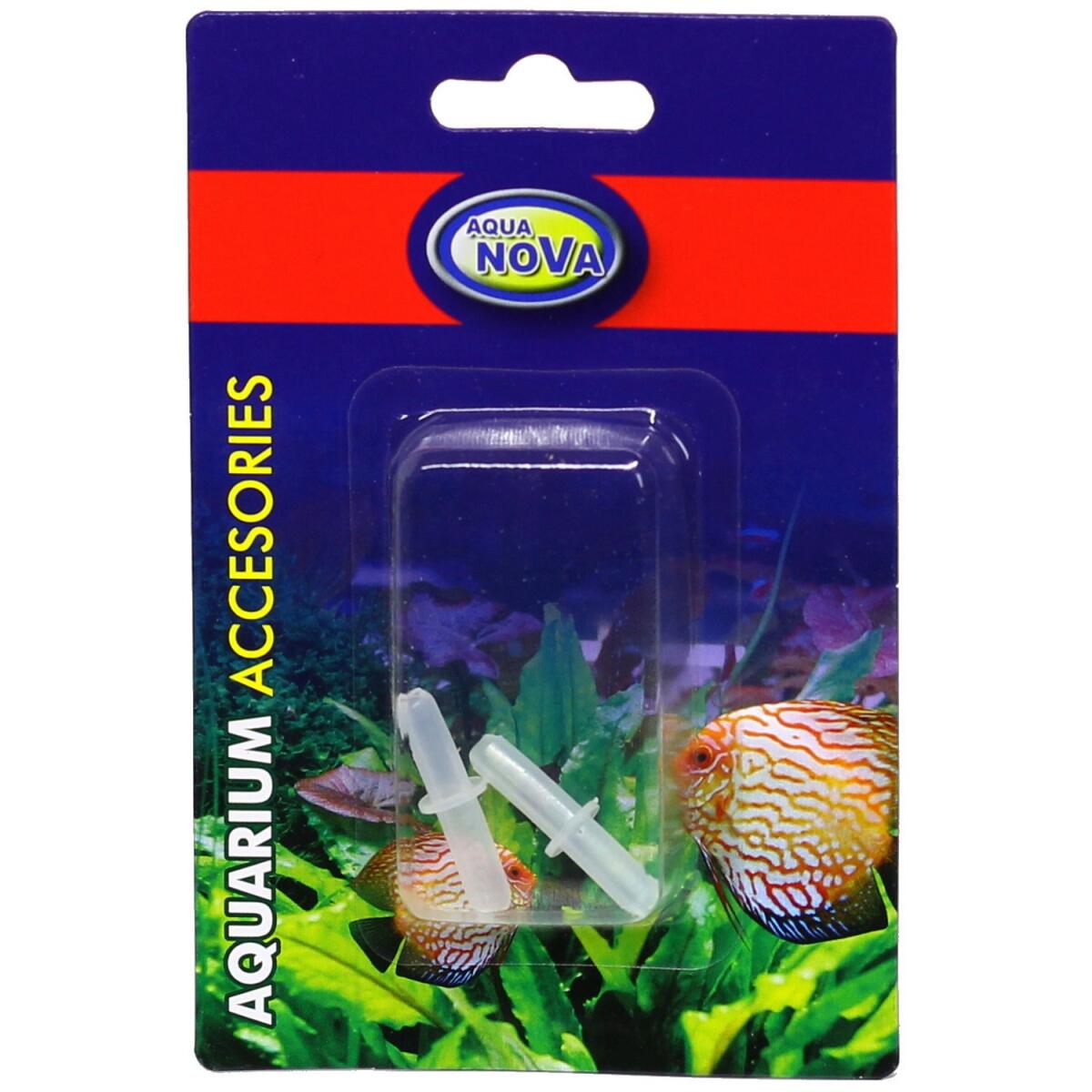 З'єднувач шлангів 4/6мм Aqua Nova 2шт. (NAT-5)