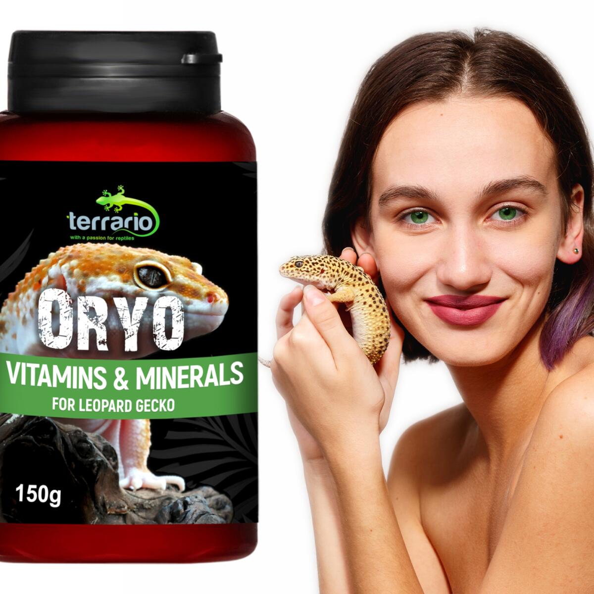 Вітаміни для леопардових геконів Terrario ORYO for Leopard Gecko 150г