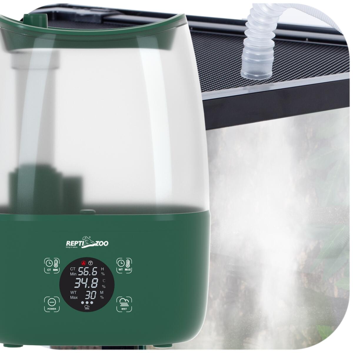 Цифровий генератор туману з гігростатом Repti-Zoo Digital Fogger with Hygrostat (TF07) для тераріуму 