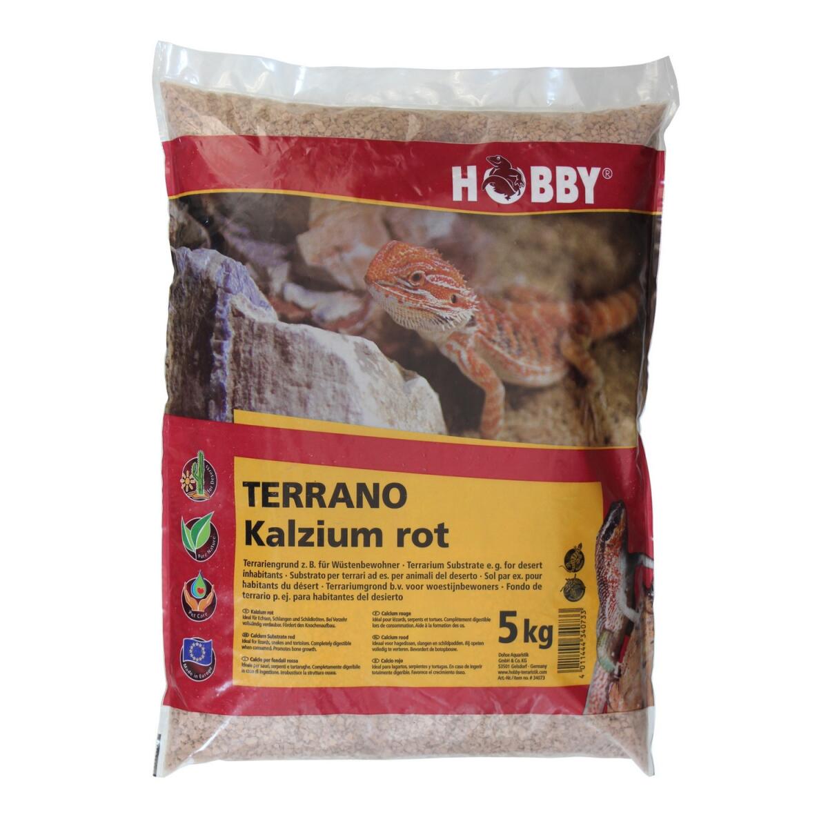 Субстрат кальцієвий Hobby Terrano Calcium Substrate red 2-3мм, 5кг (34073)