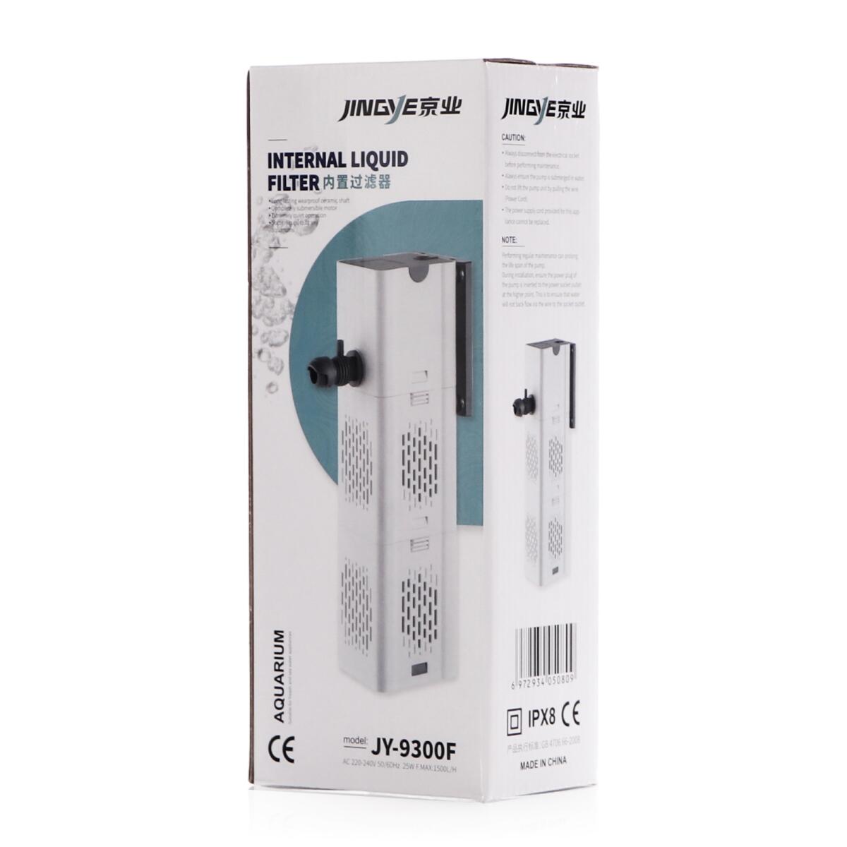 Внутрішній фільтр для акваріума Jingye Pro Filter 9300 1500л/г. до 200л. (JY-9300F) 