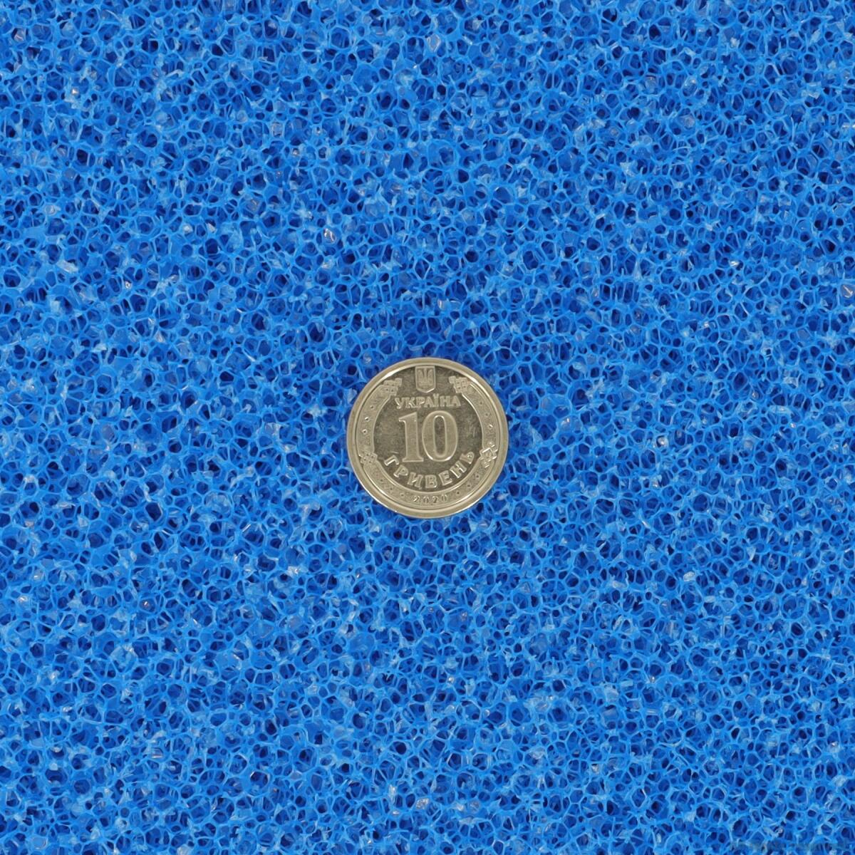 Фільтруюча губка грубої очистки Hobby Filter sponge blue ​50x50x5см ppi 10 (20480)