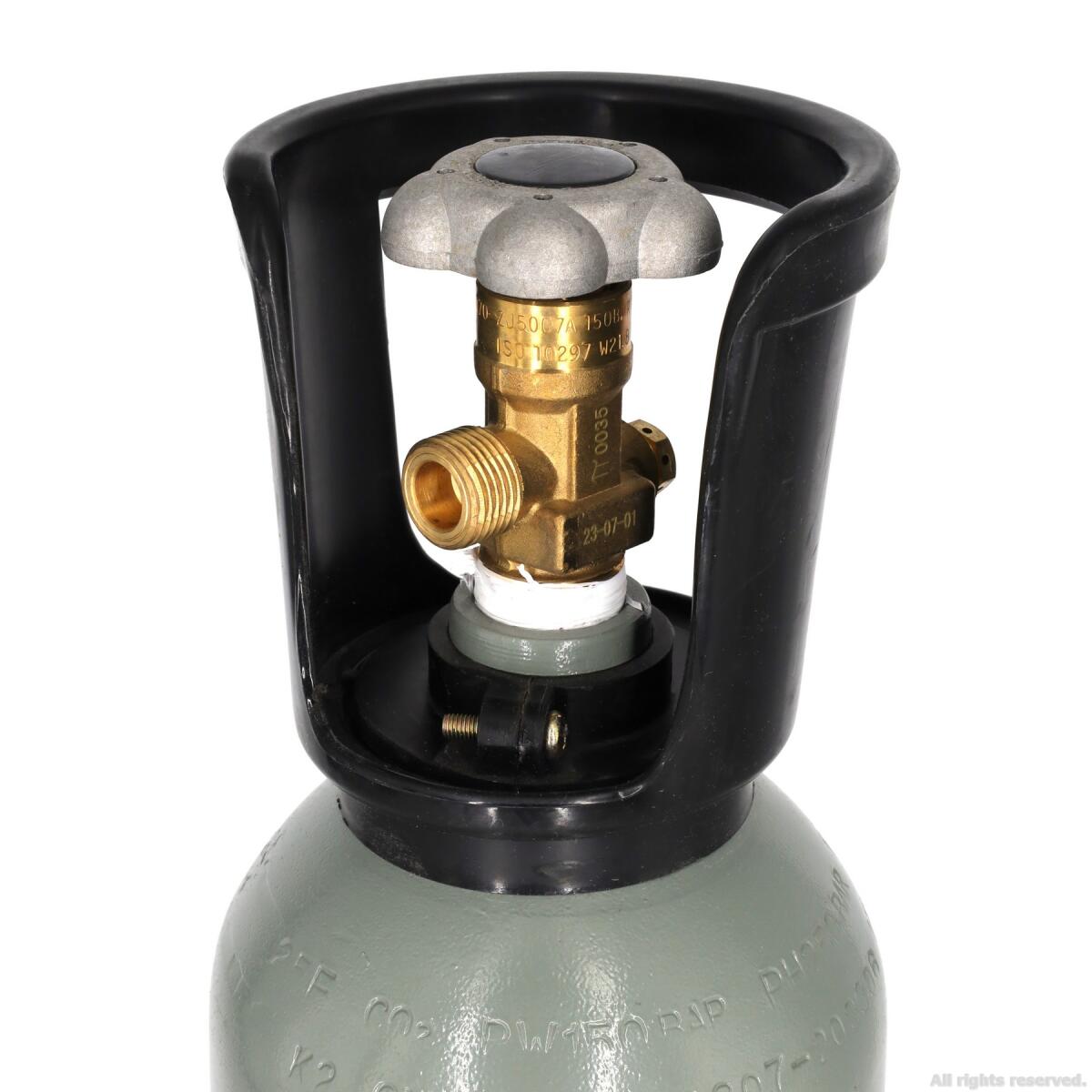 Балон CO2 з плоским дном Aqua Nova , метал, 5л. (NCO2-5L-GRAY)