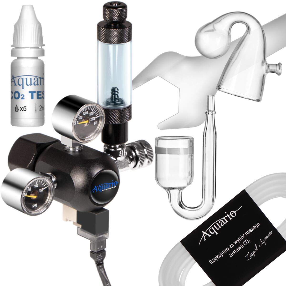 Комплект CO2 без балону Aquario Professional 2.0 з електроклапаном