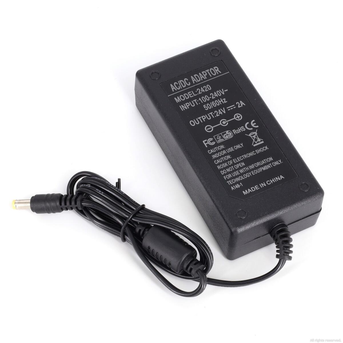 Блок питания 5.5*2.5mm YTDMEN 24V 2A