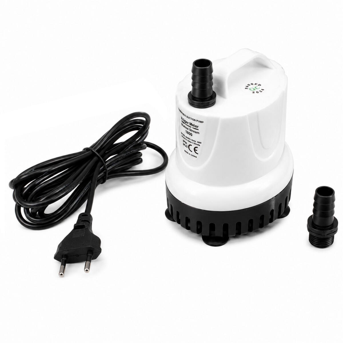 Помпа підйомна з низьким зануренням Kruger Meier ClearGenix 1800 л/г для фонтанів, акваріумів, ємностей