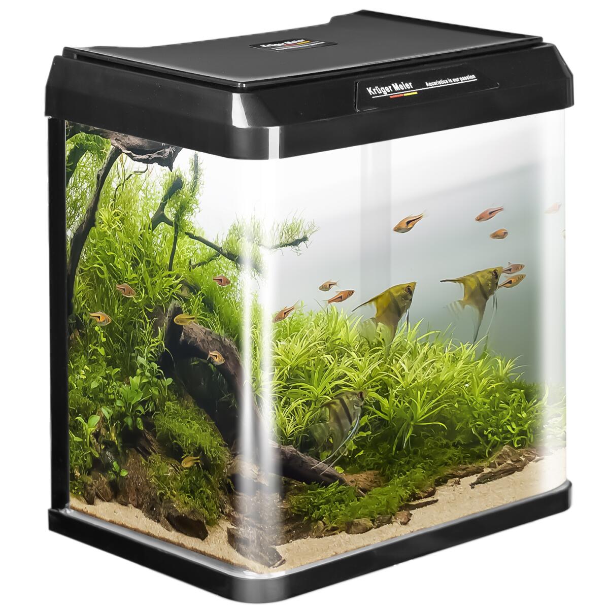 Акваріум Kruger Meier Como Aquarium 7л чорний 23x15,5x25см (R230KMB) 
