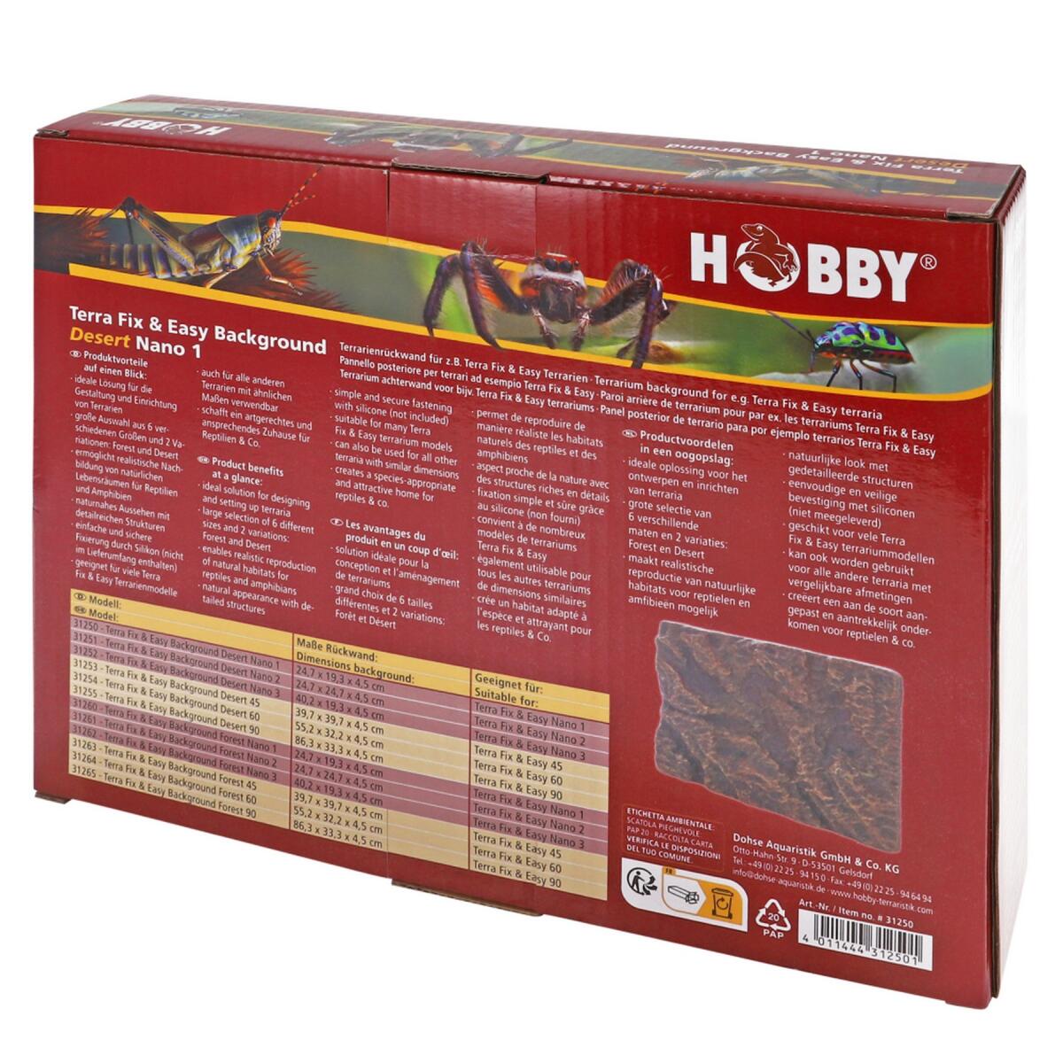 Фон для тераріуму 3D Hobby Terra Fix & Easy Background Dessert Nano 1 24,7x19,3x4,5см (31250)