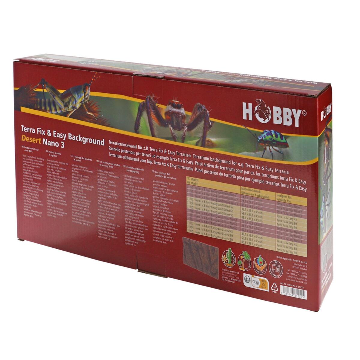 Фон для тераріуму 3D Hobby Terra Fix & Easy Background Dessert Nano 3 40,2x19,3x4,5см (31252)