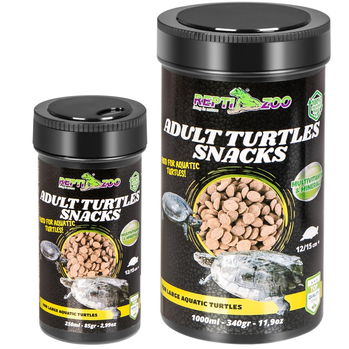 Корм для водних черепах Repti-Zoo Adult Turtle Snacks 250мл.