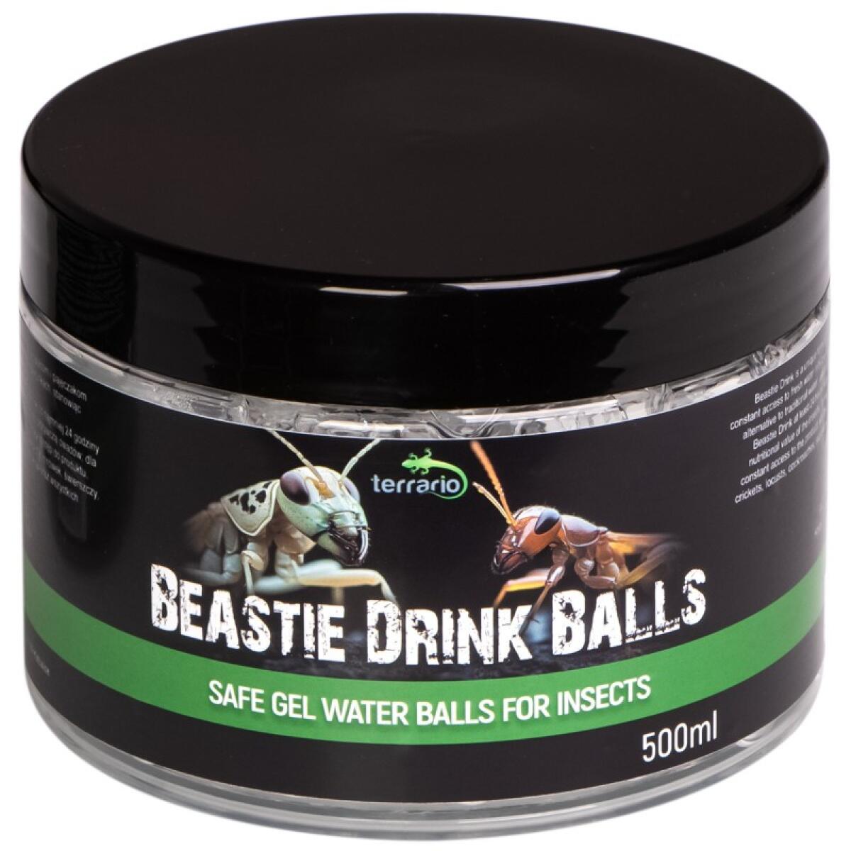 Вода в шариках для насекомых Terrario Beastie Drink Balls 500мл.